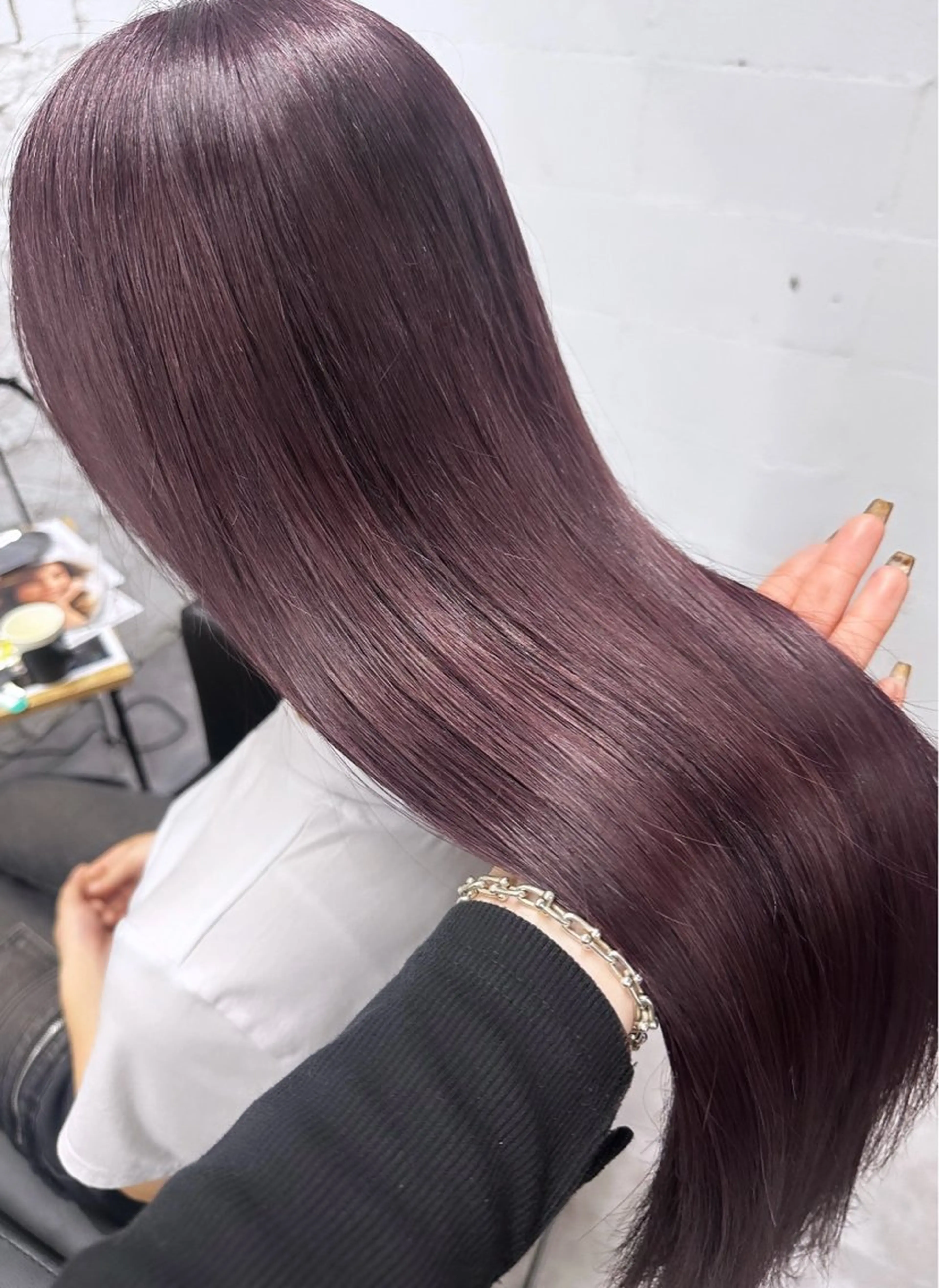 ロング カラー ハイトーン/ダブル カラー/akihoのヘアスタイル