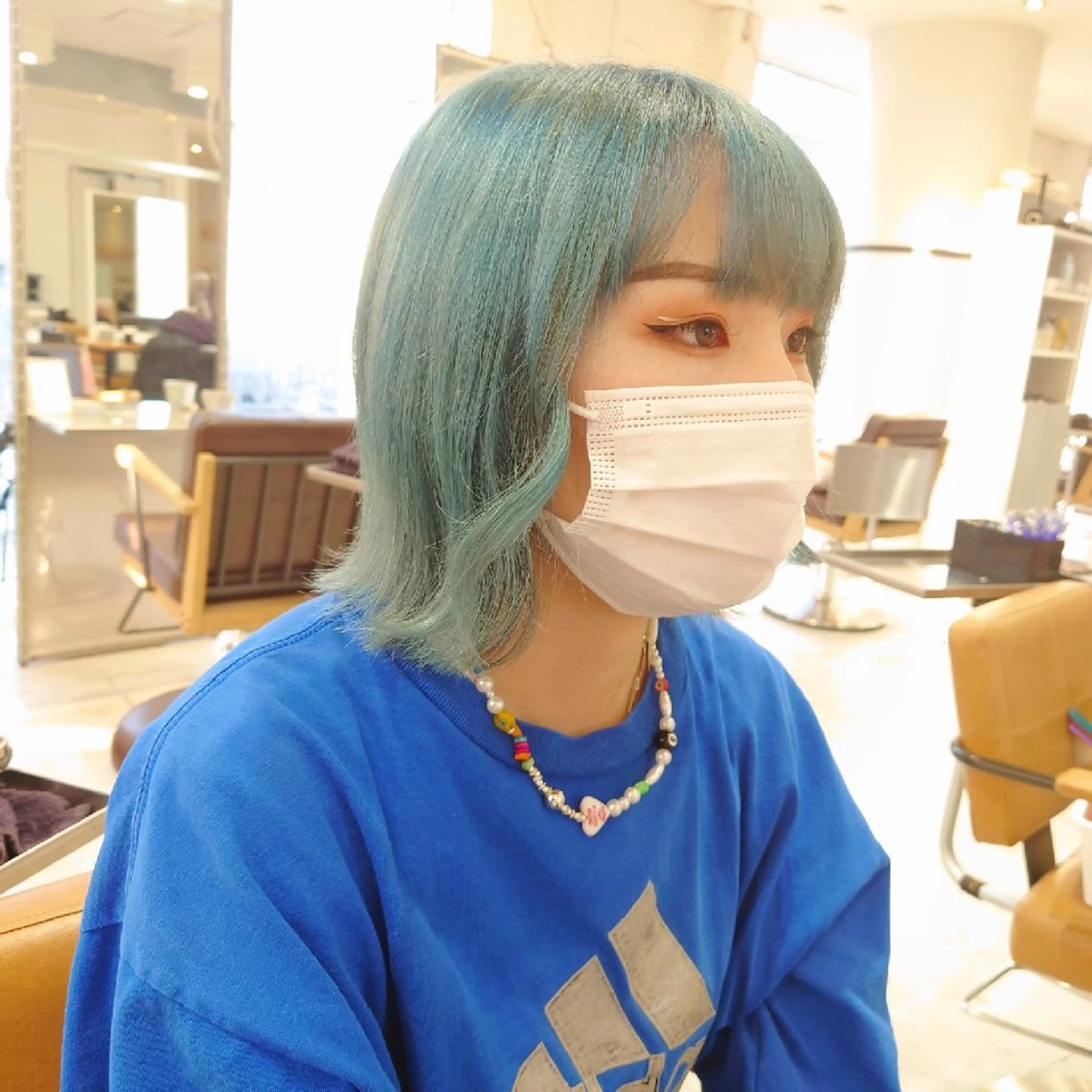 ショート カラー ブリーチ ヘアカラー トリートメント 艶髪✨ブリーチ職人 井手正康のヘアスタイル