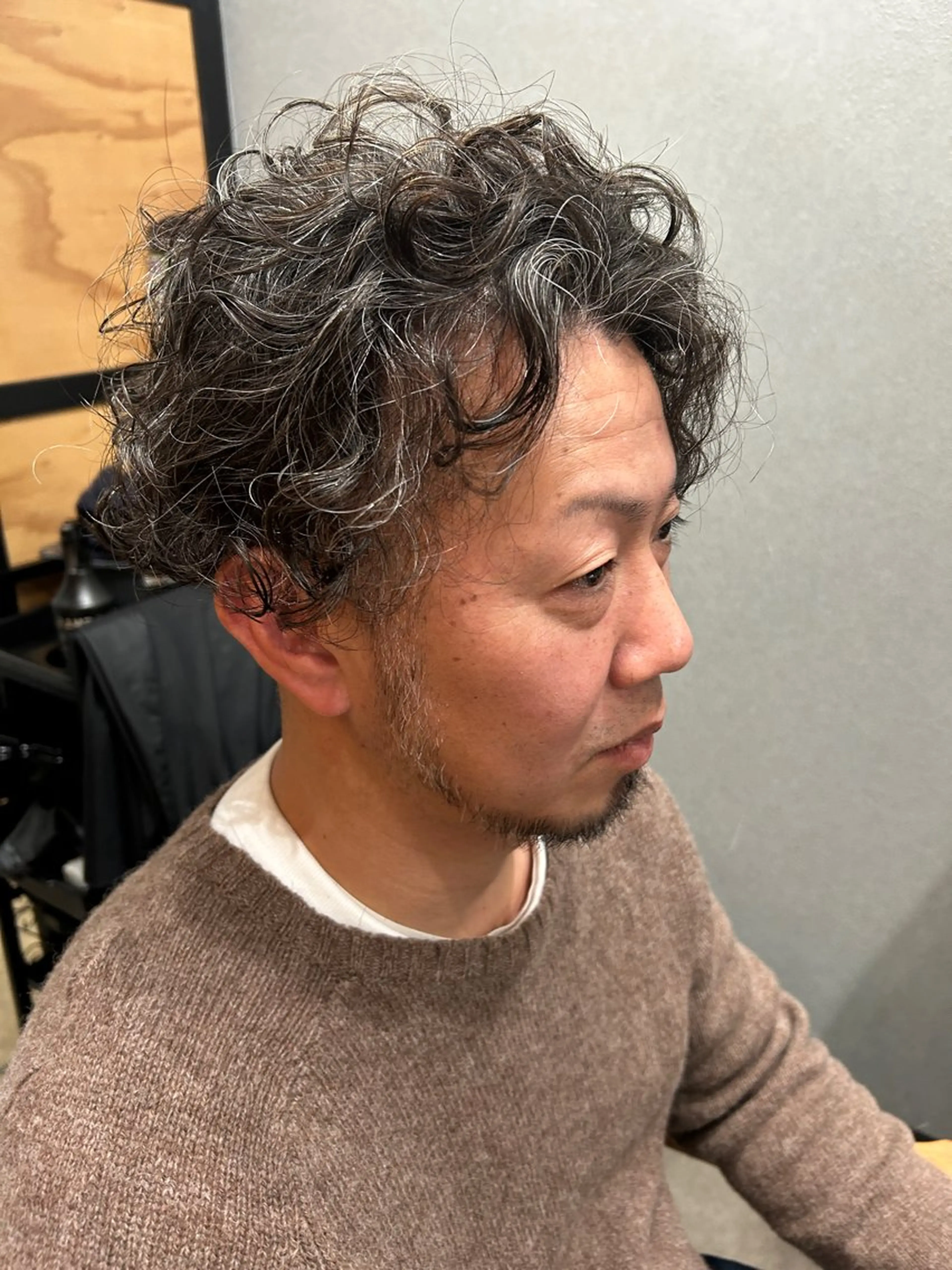 ショート カラー パーマ メンズ カット パーマ times salon名駅所属・久木原 ゆりのヘアスタイル