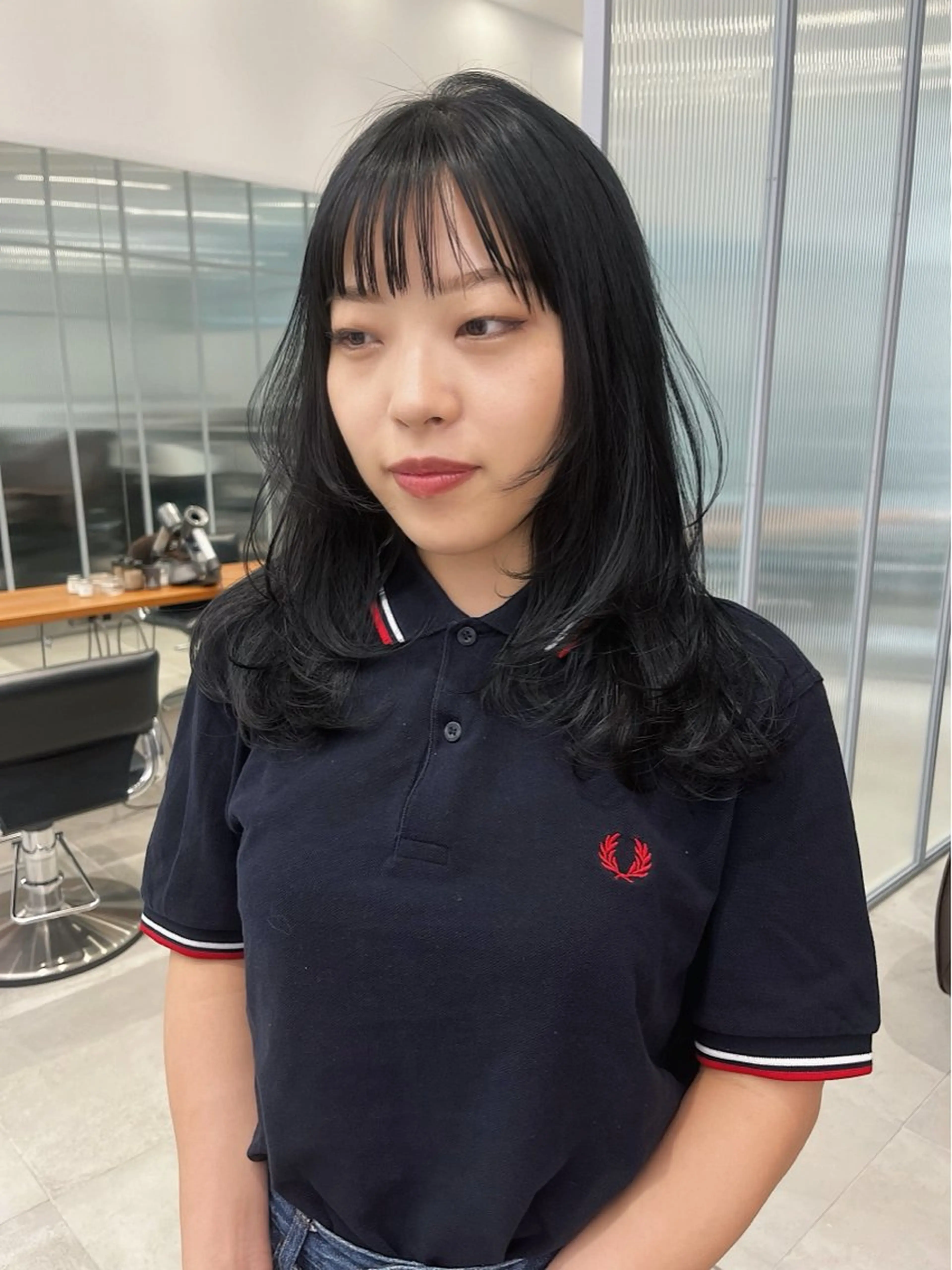 ミディアム カット ひかり／ショート ／似合わせカットのヘアスタイル