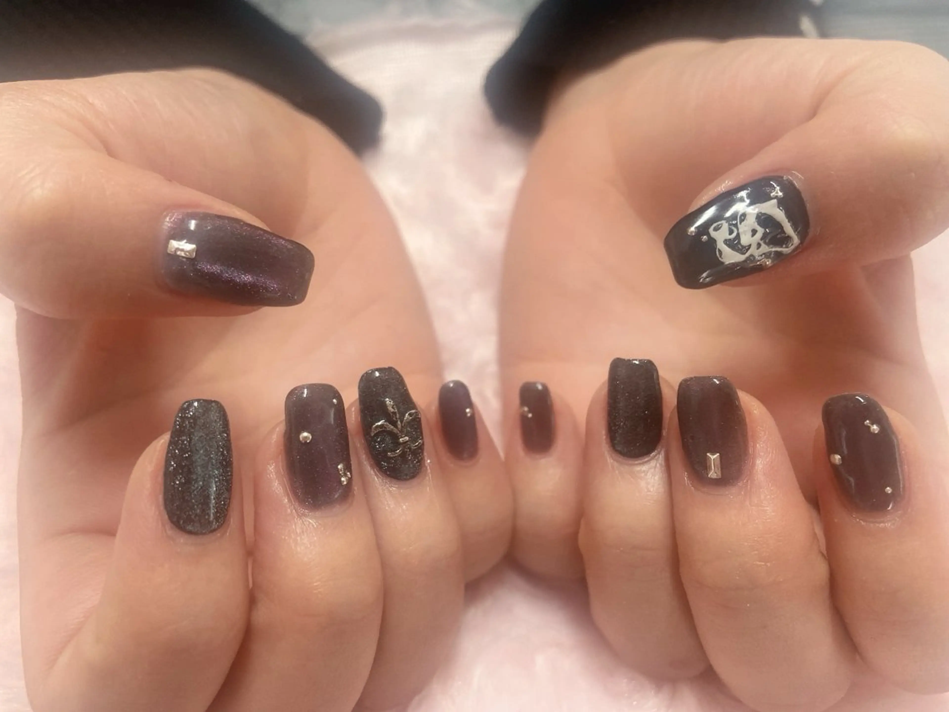ネイル ジェルネイル 持ち込み パラジェル ハンドネイル nail salon Berry所属・前田 りかのネイルデザイン