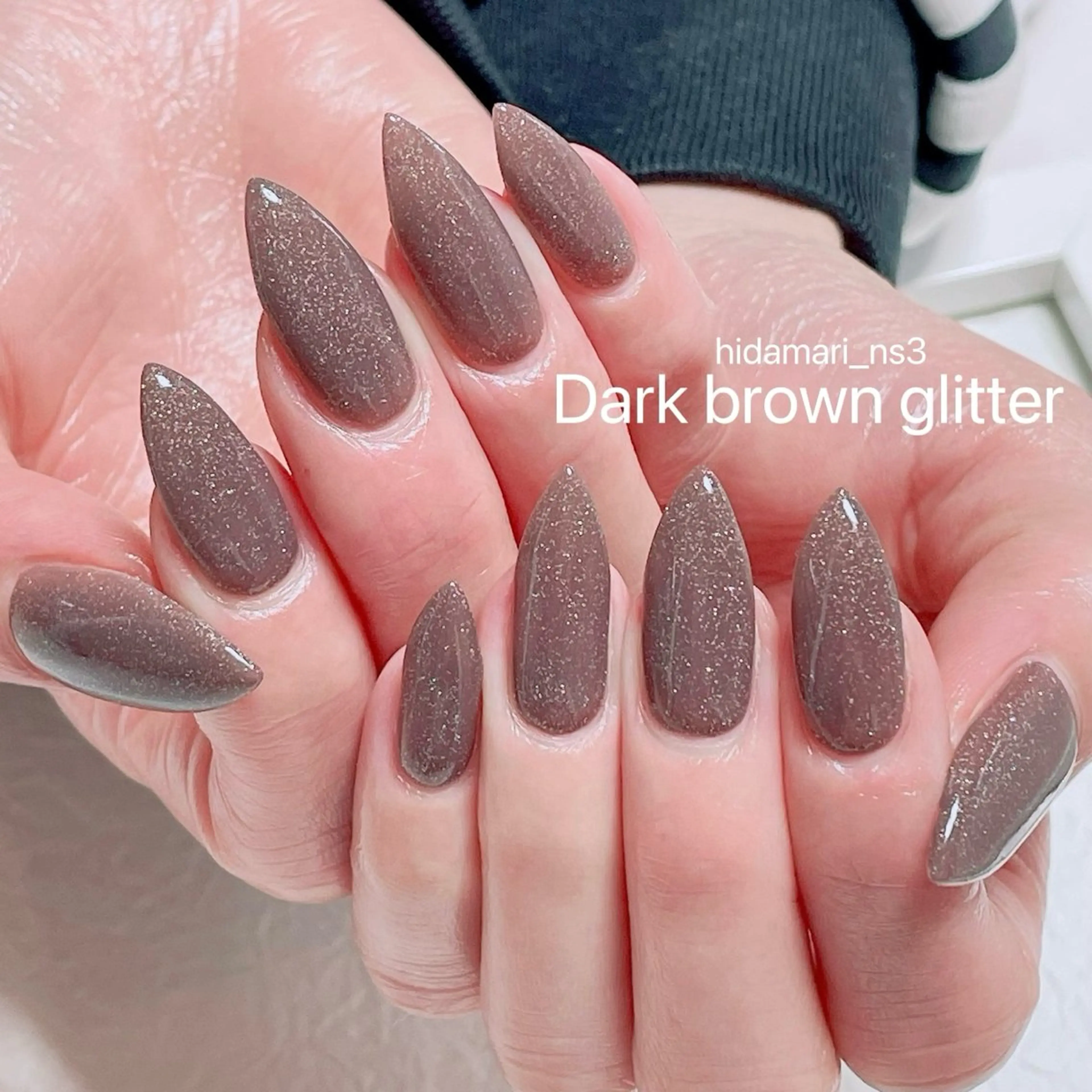 ネイル ラメ(グリッター) マグネットネイル ハンドネイル NailSalon ひだまりのネイルデザイン