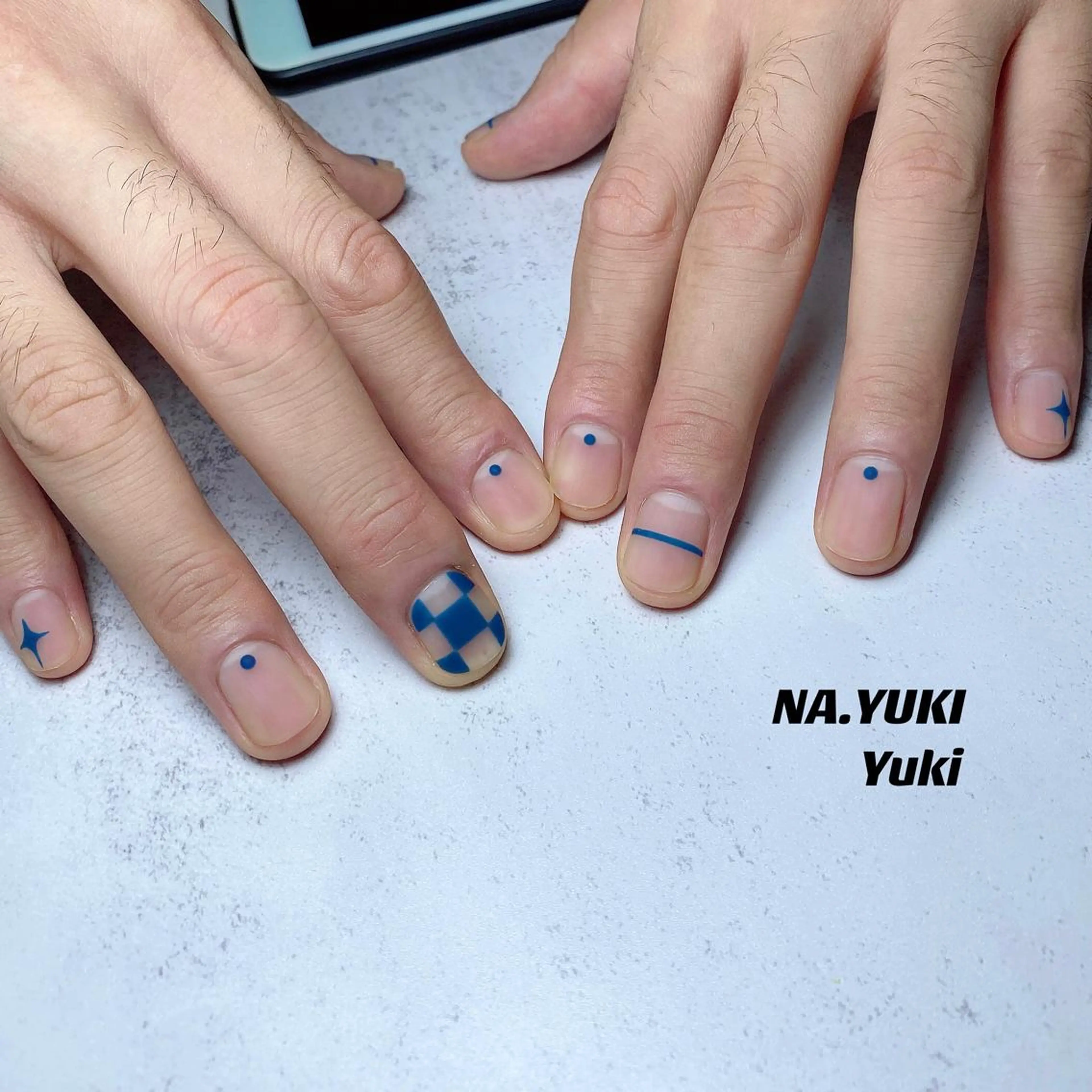 メンズ ネイル ナユキNA.YUKI 池袋店のネイルデザイン