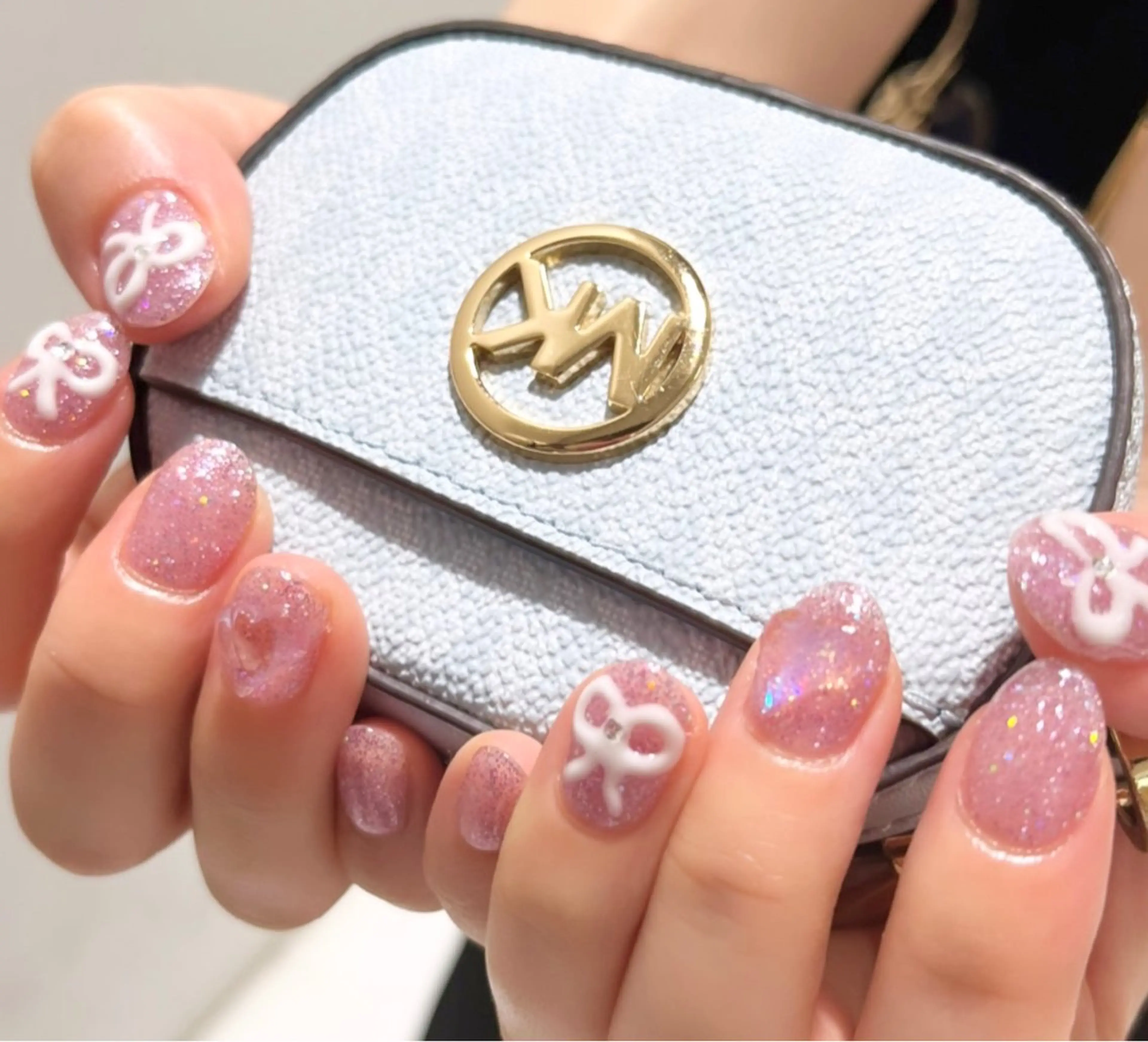 ネイル リボン ハンドネイル Ibuki 🎀仙台パルコ🎀のマツエク・マツパデザイン