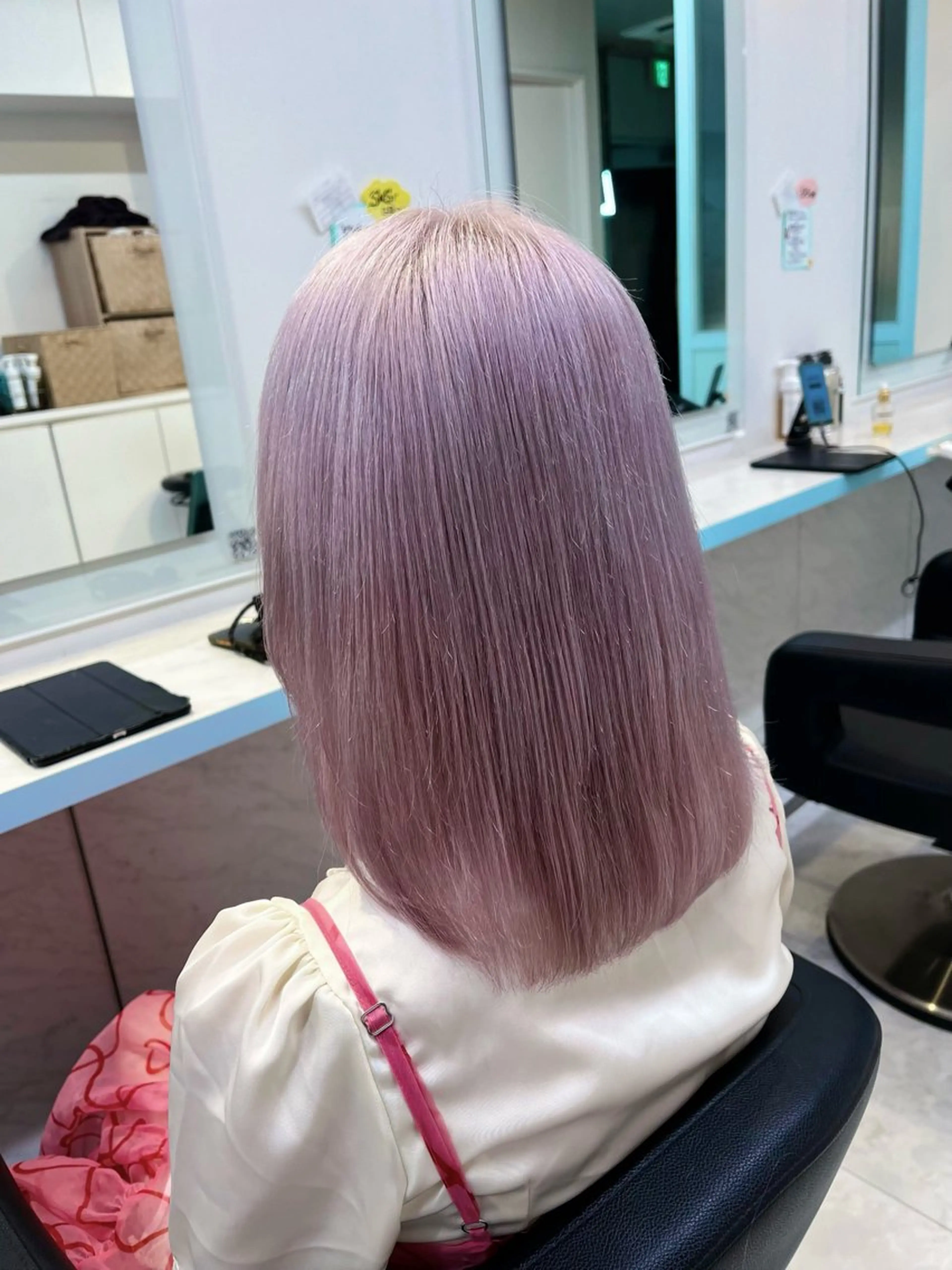 ミディアム カラー ヘアカラー トリートメント ブリーチカラー 🩵MIZUKIのヘアスタイル