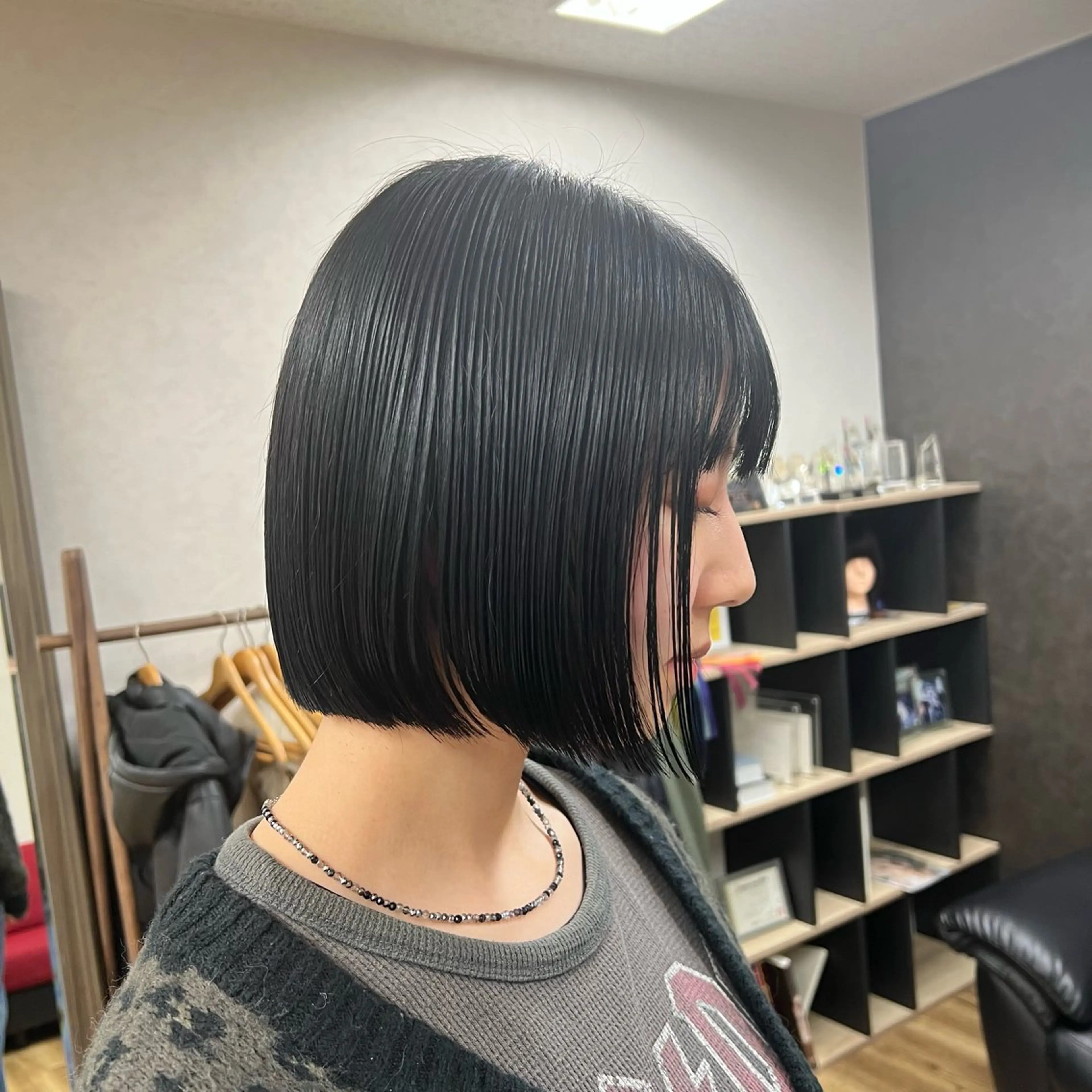 ミディアム ボブ／ストレート🎀 harukaのヘアスタイル