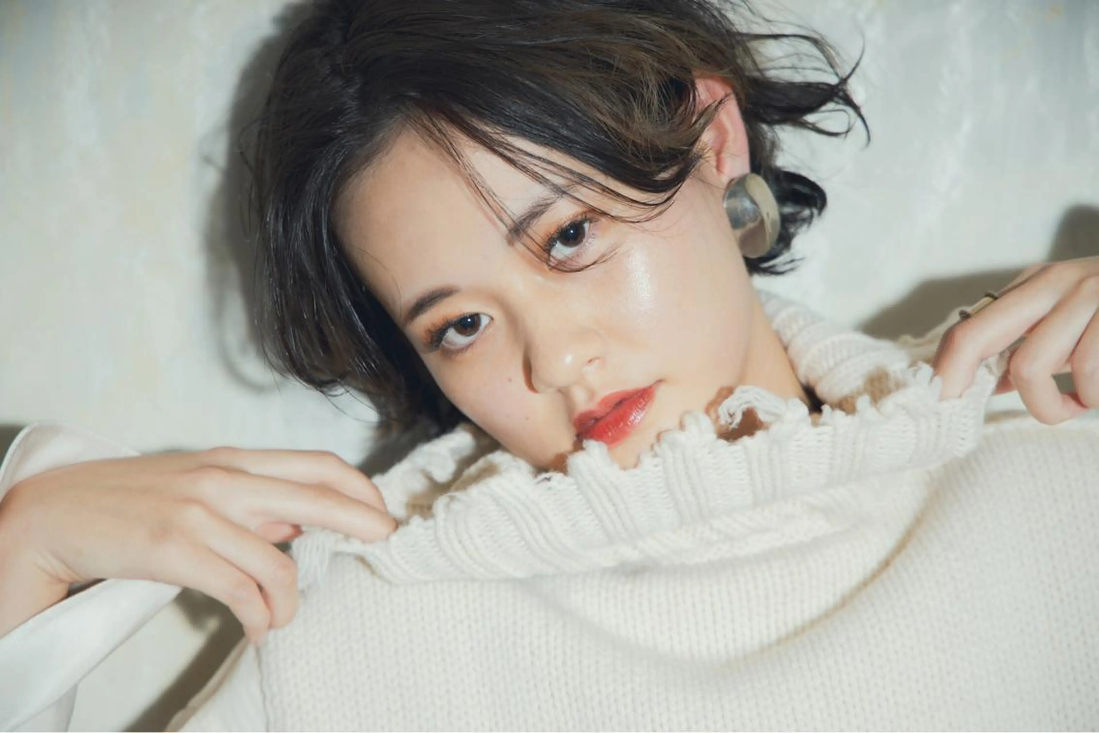 ショート カラー SALOWIN梅田茶屋町店所属・ウルフレイヤーカット /チヒロのヘアスタイル