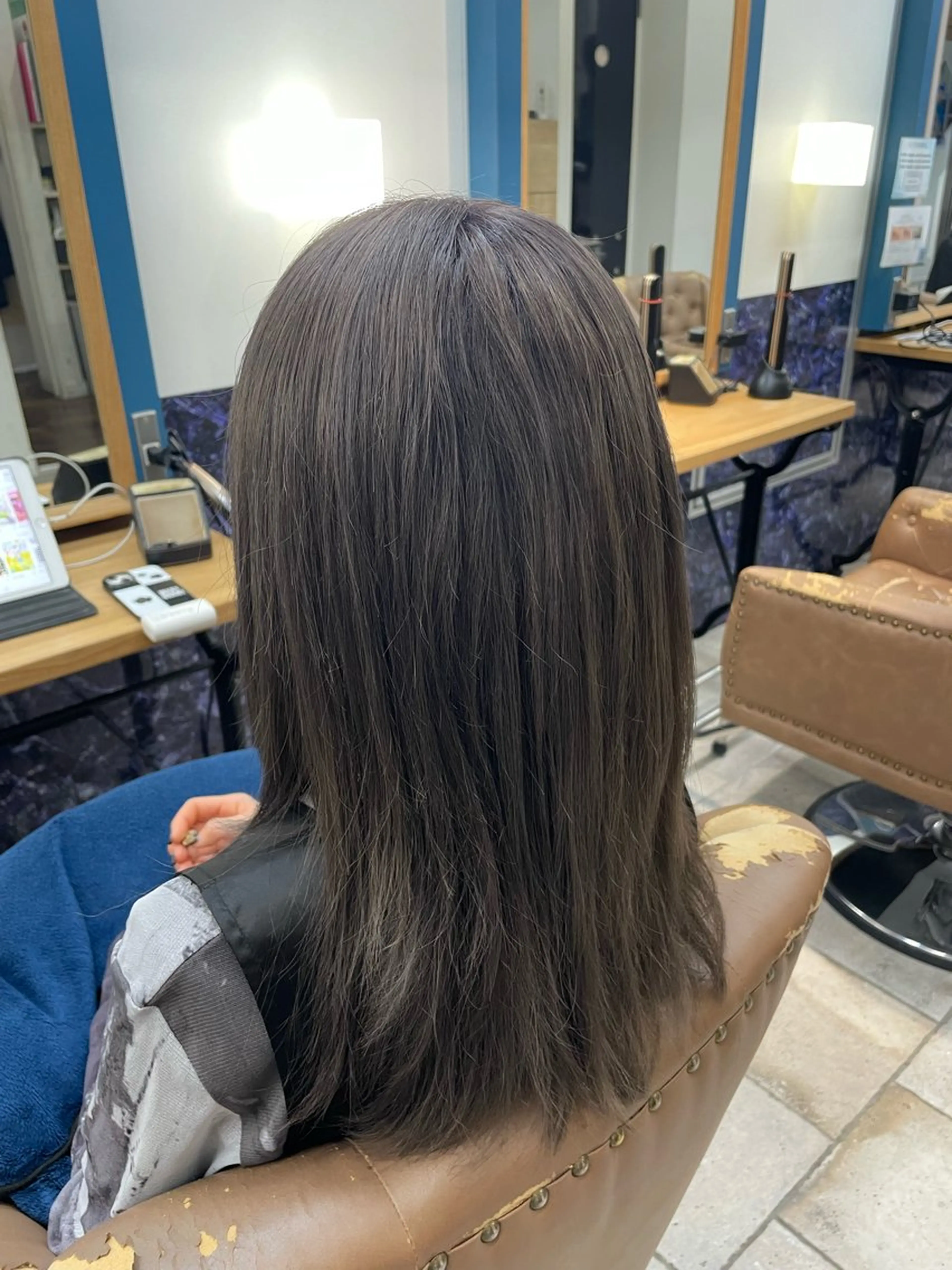 ロング カラー ブリーチ グレージュ 🍒新家 さくら🍒のヘアスタイル