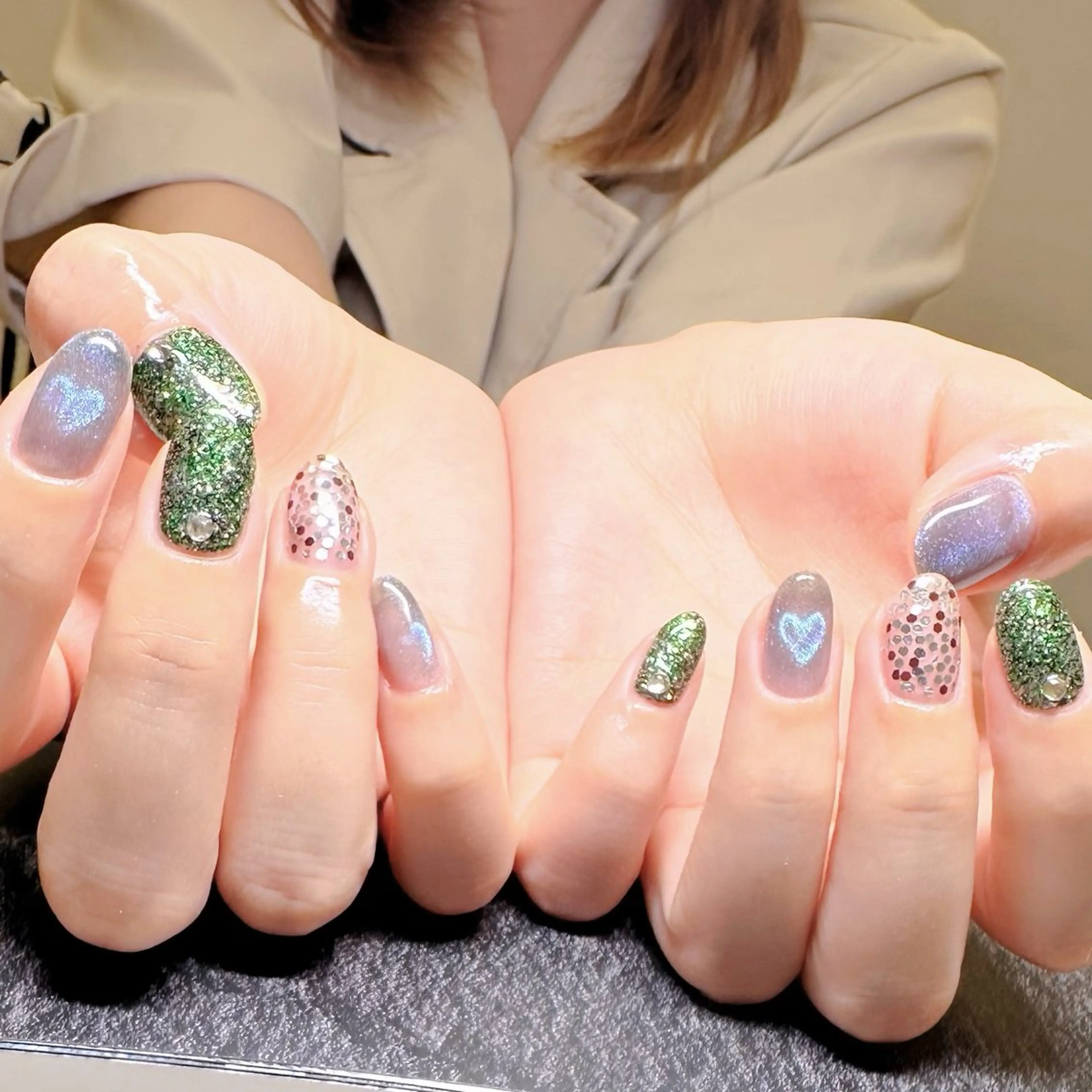 ネイル ハンドネイル I_p4ce所属・I_p4ce 🍊あい🍊のネイルデザイン