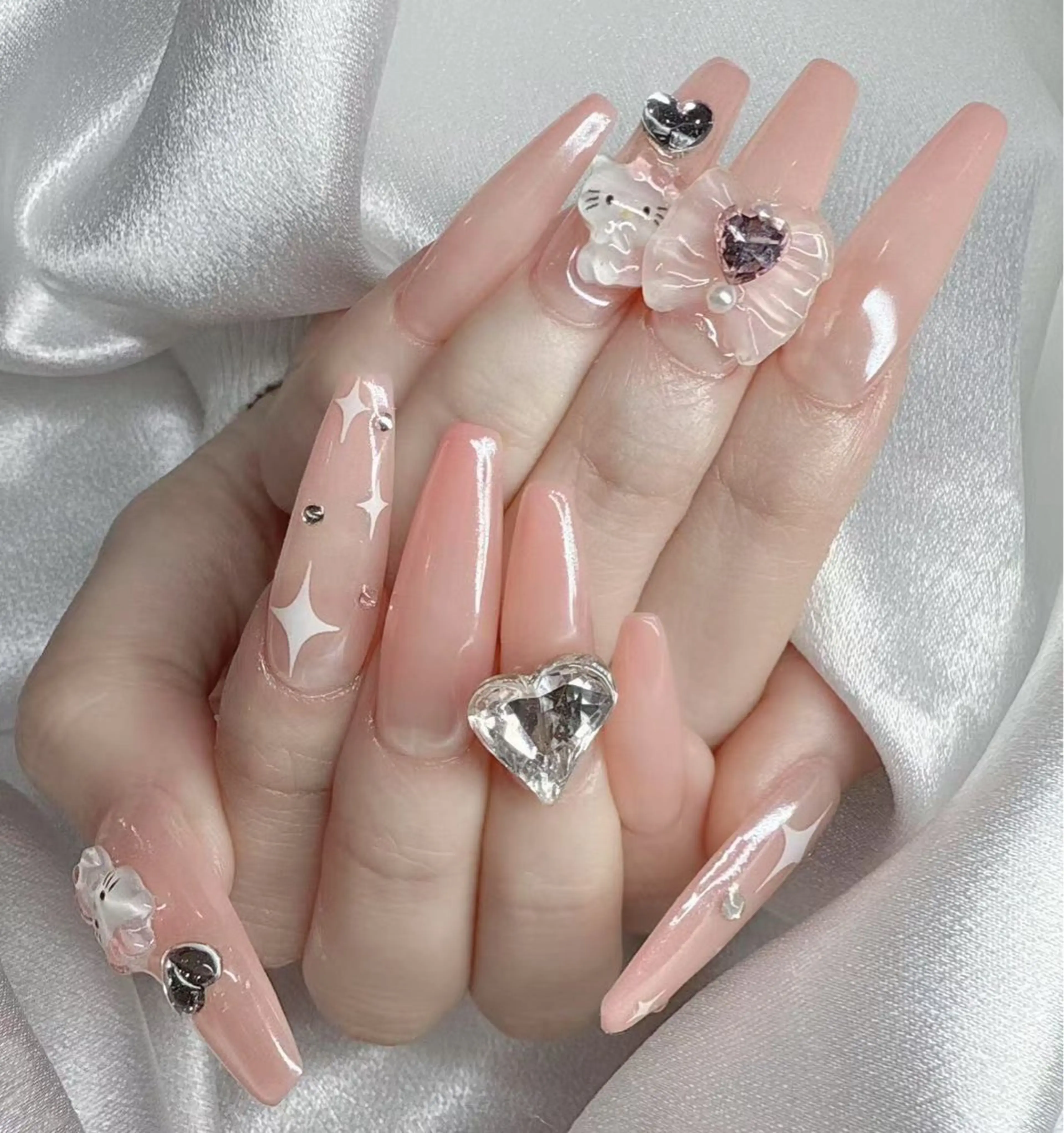 ネイル ハンドネイル 長さだし専門店 M2　rikaのネイルデザイン