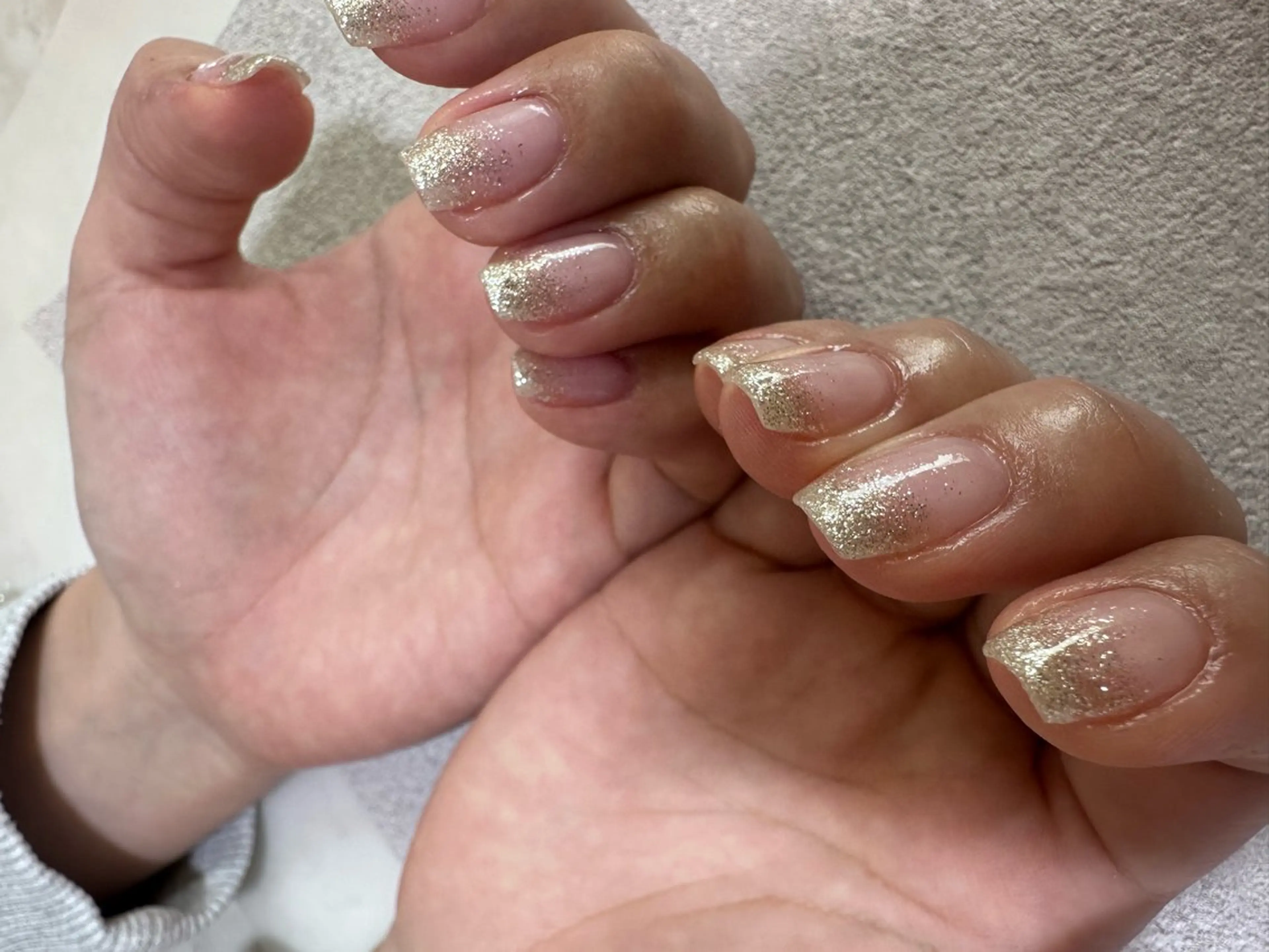 ネイル グラデーション ラメ(グリッター) ラメグラデーション Msis Beauty Salon　夙川店【エムシス】所属・Y. chihoのネイルデザイン