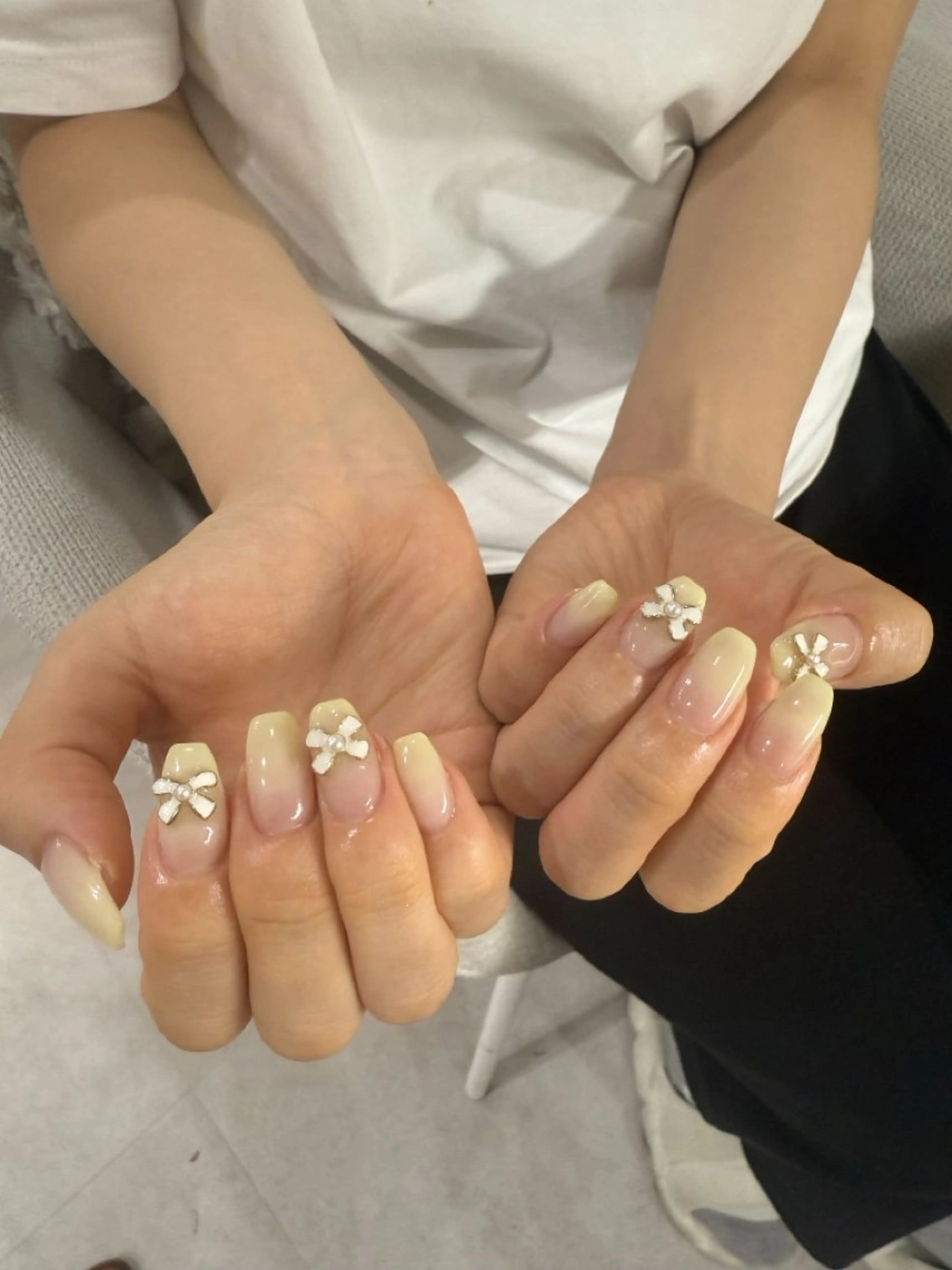 《口コミ投稿ソフトジェルオフ無料》 ラメグラデーション/カラーグラテーションの写真