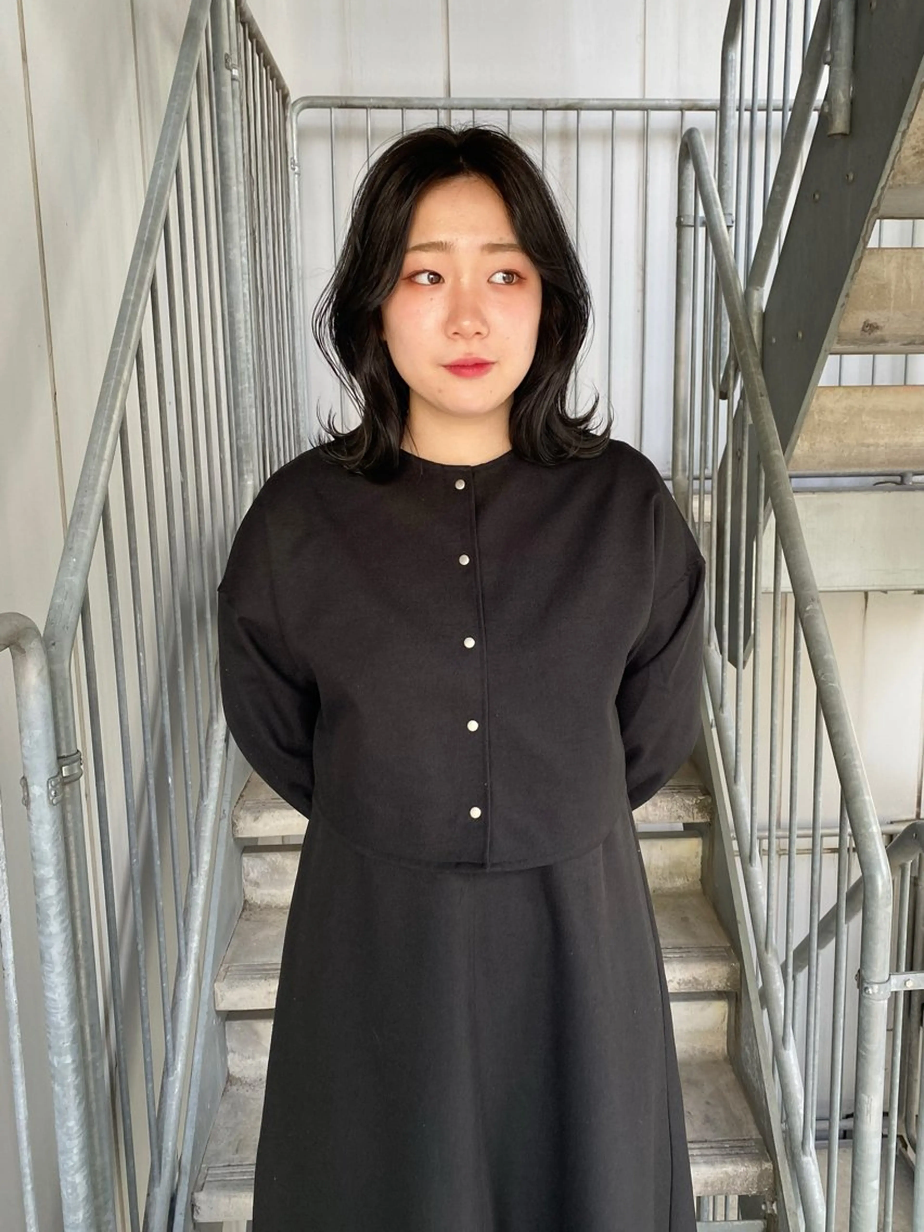 ミディアム カラー カット ヘアカラー トリートメント mai / linoah˚✧のヘアスタイル