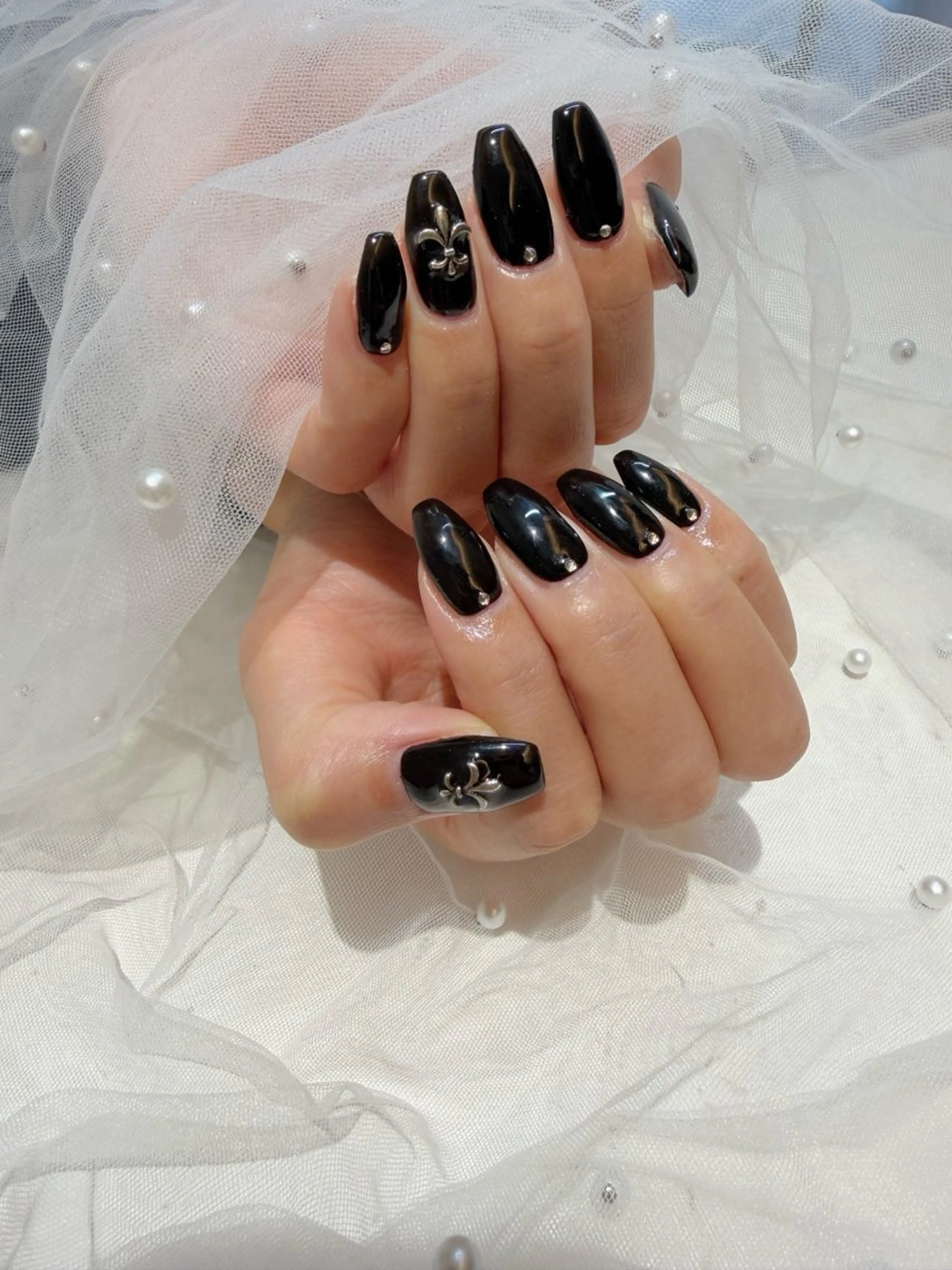 ネイル ハンドネイル マグネット/心斎橋 LoLo.カレラのネイルデザイン