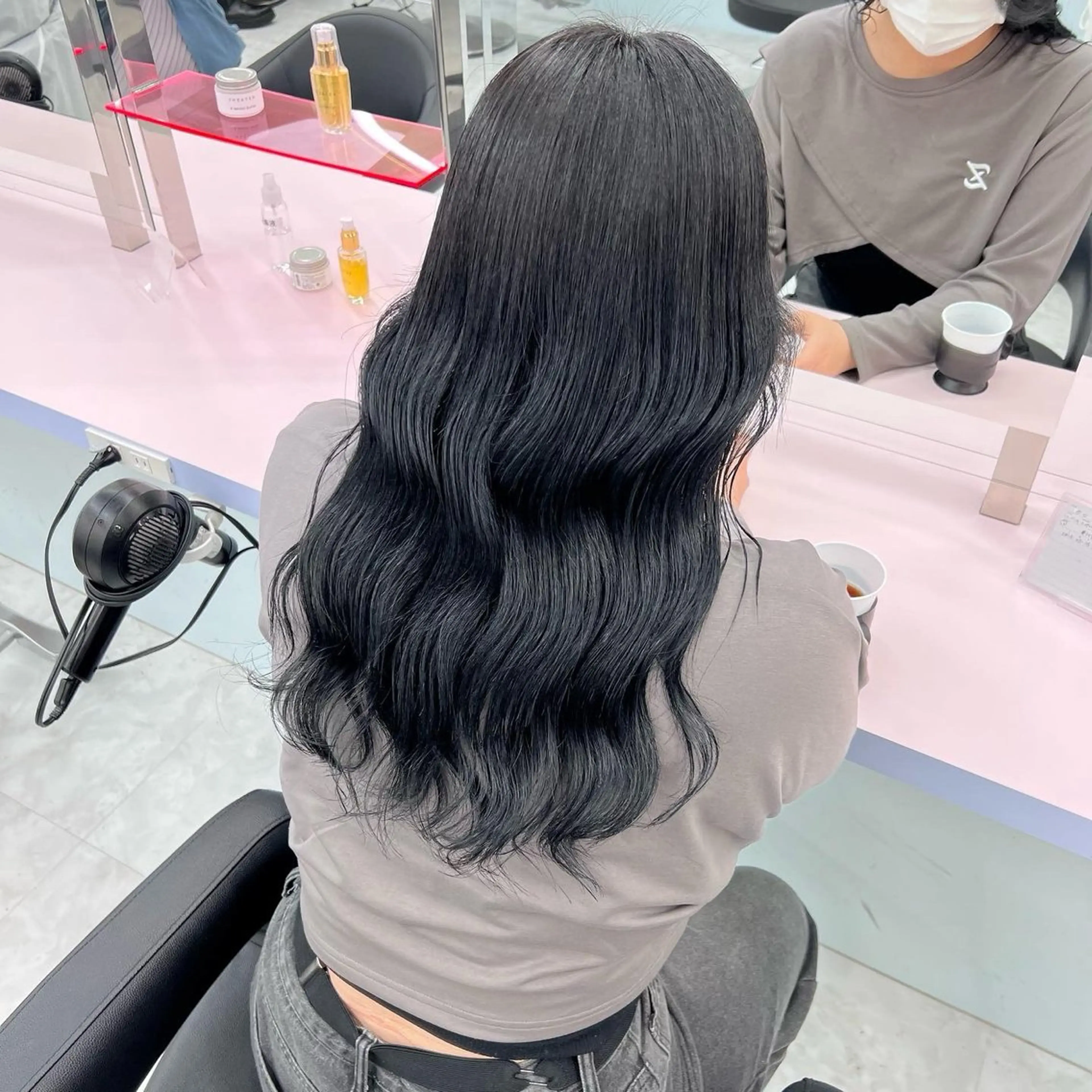 ロング カラー パーマ ヘアアレンジ メンズ 🤍透明感カラー🤍 ブリーチ🤍AINEのヘアスタイル