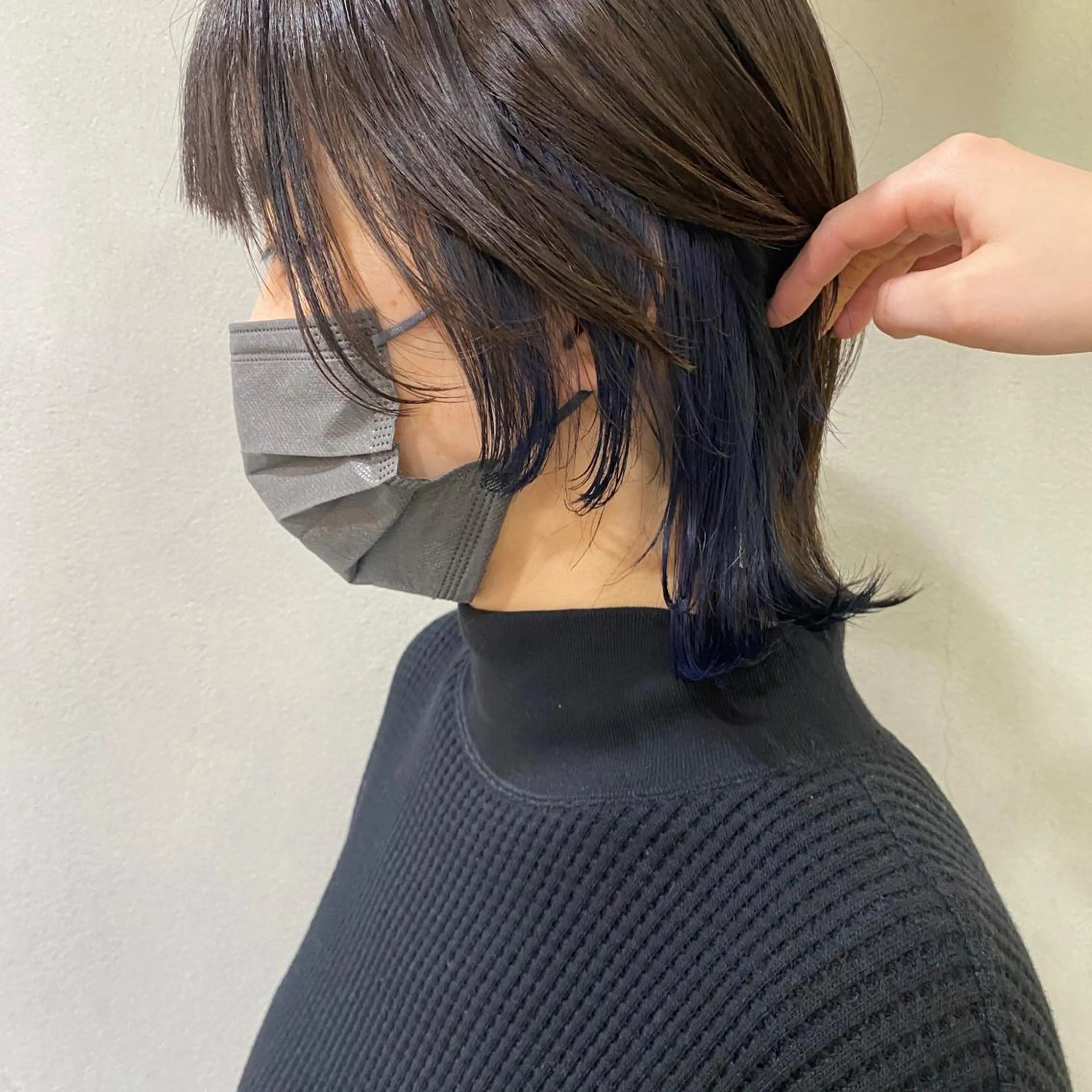 ミディアム カラー 舟橋 りんかのヘアスタイル