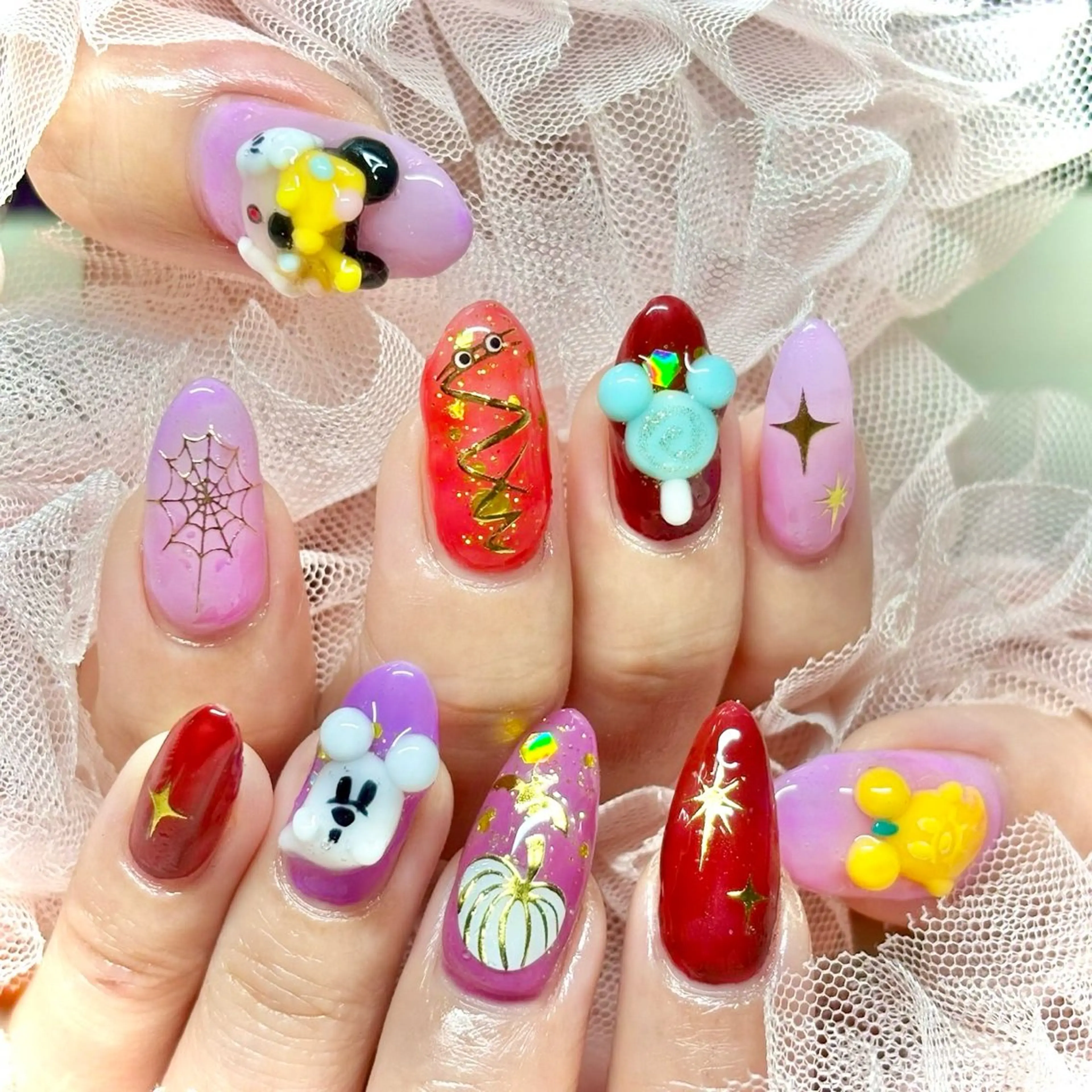 ネイル フットネイル 韓国ネイル ワンホンネイル miminon 自宅ネイルサロンのネイルデザイン