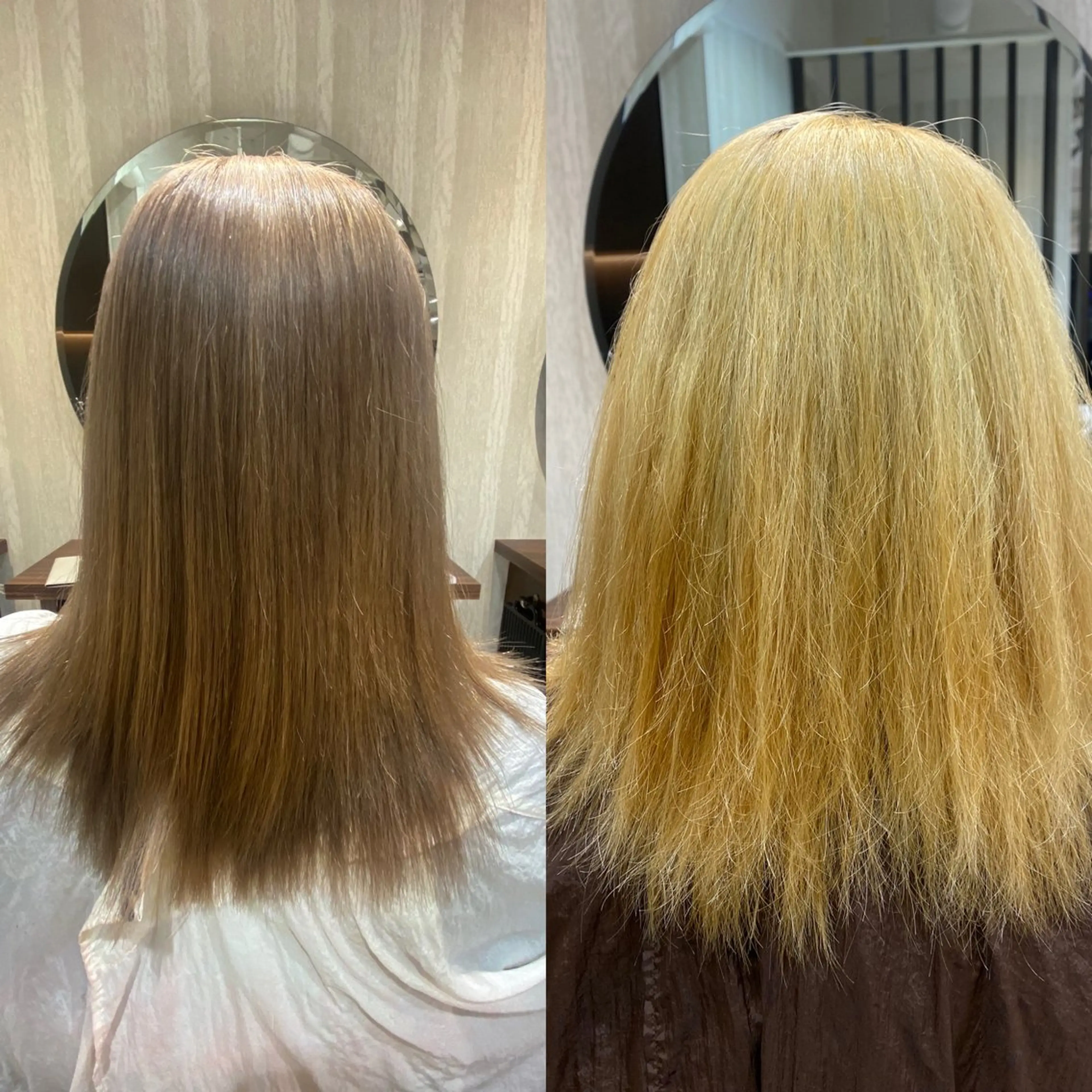 ロング カラー ブリーチ 縮毛矯正専門家 大桃史朗のヘアスタイル