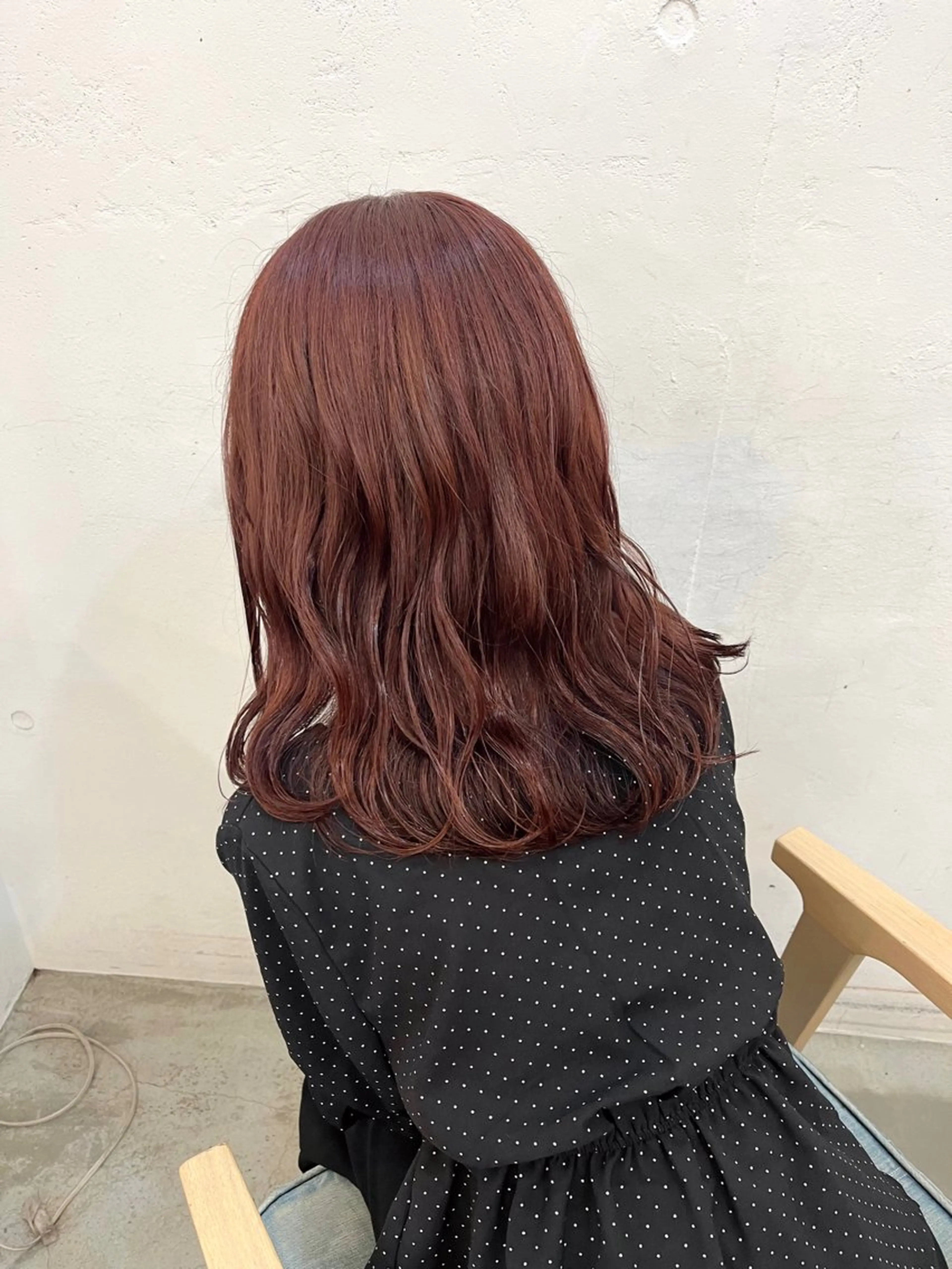 セミロング カラー ヘアアレンジ hazuki🐈‍⬛ 透明感カラーのヘアスタイル