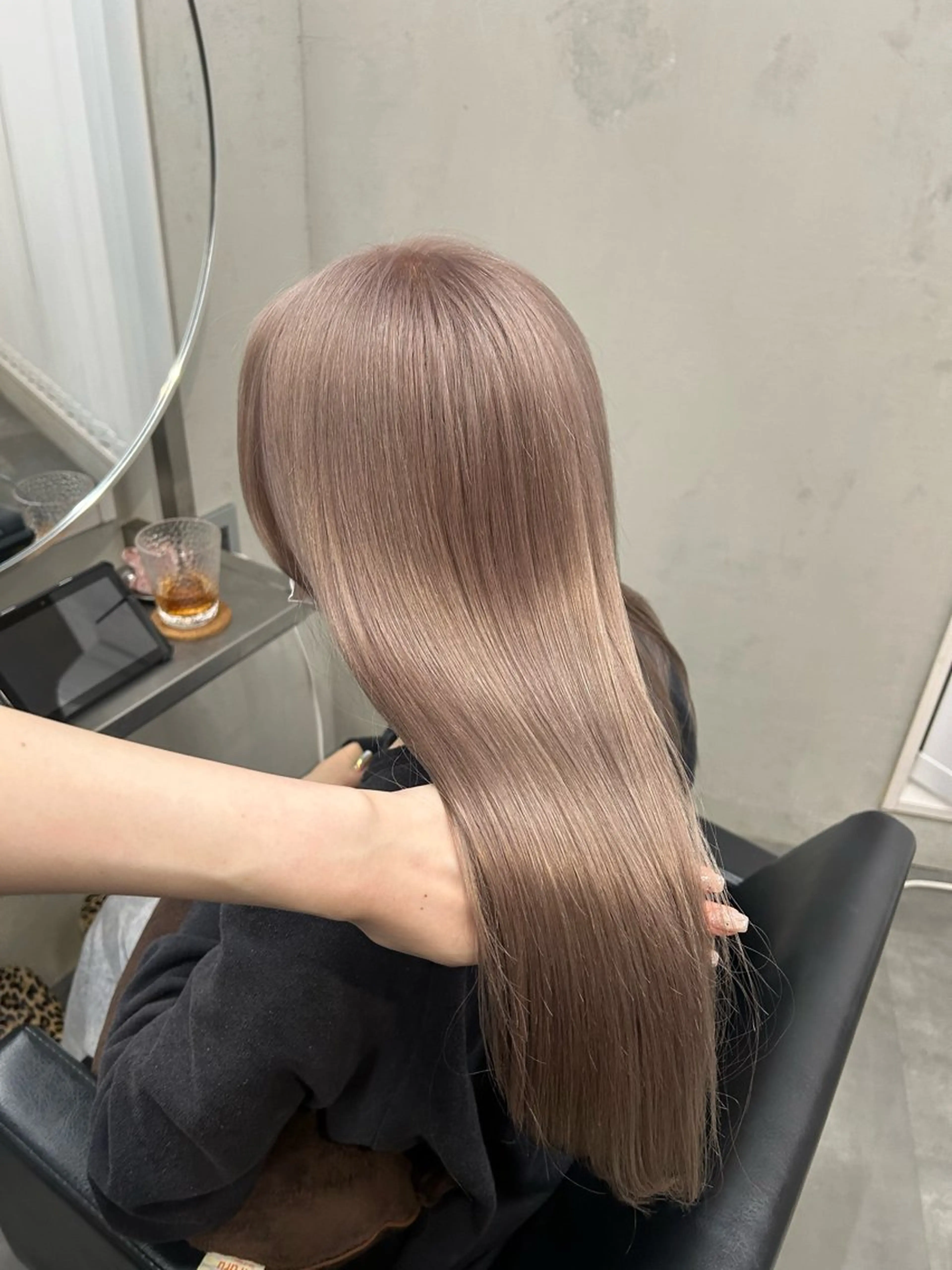 ロング カラー ヘアカラー トリートメント Haru/THREE …by velvetのヘアスタイル