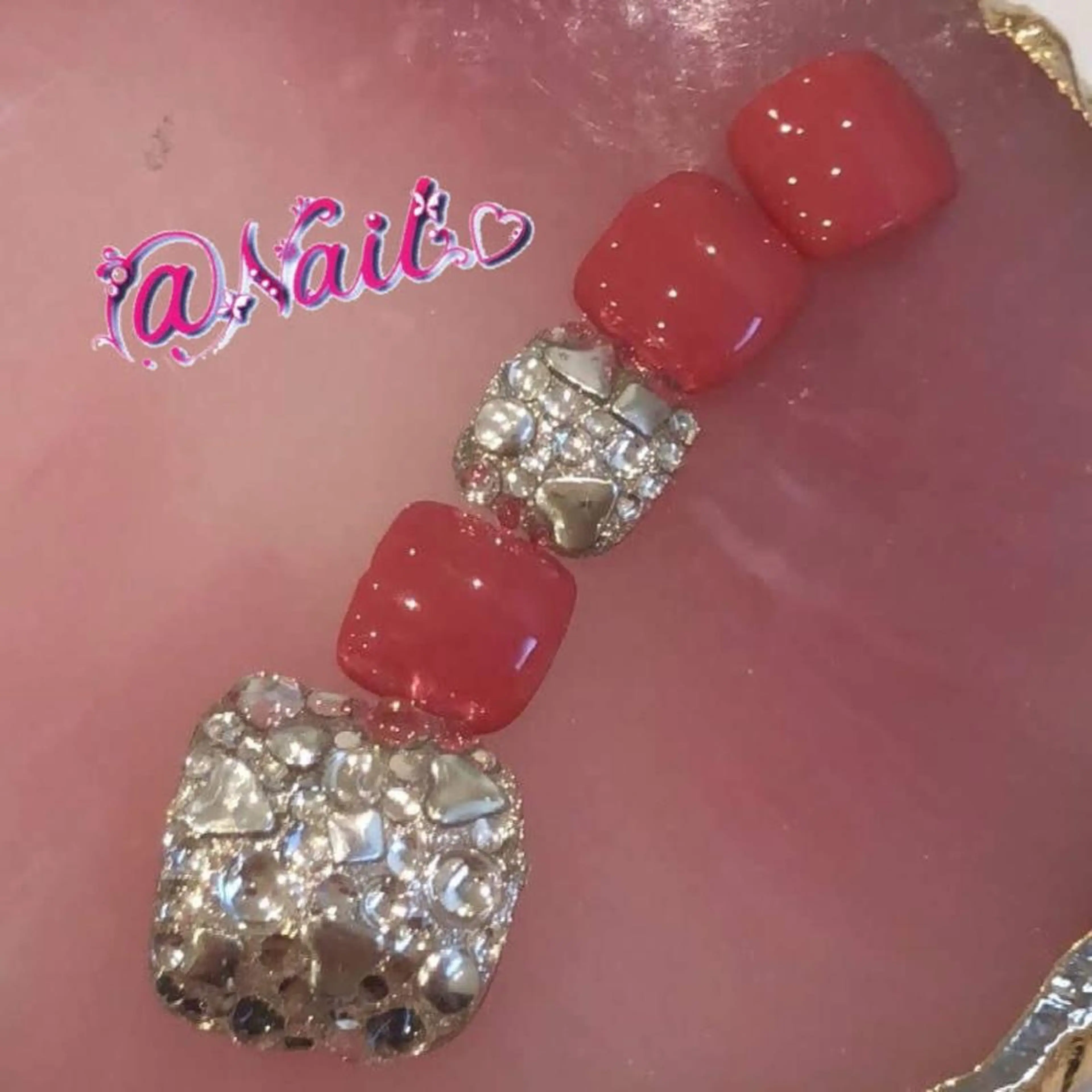 ネイル ネイルチップ 小尾 栞のネイルデザイン