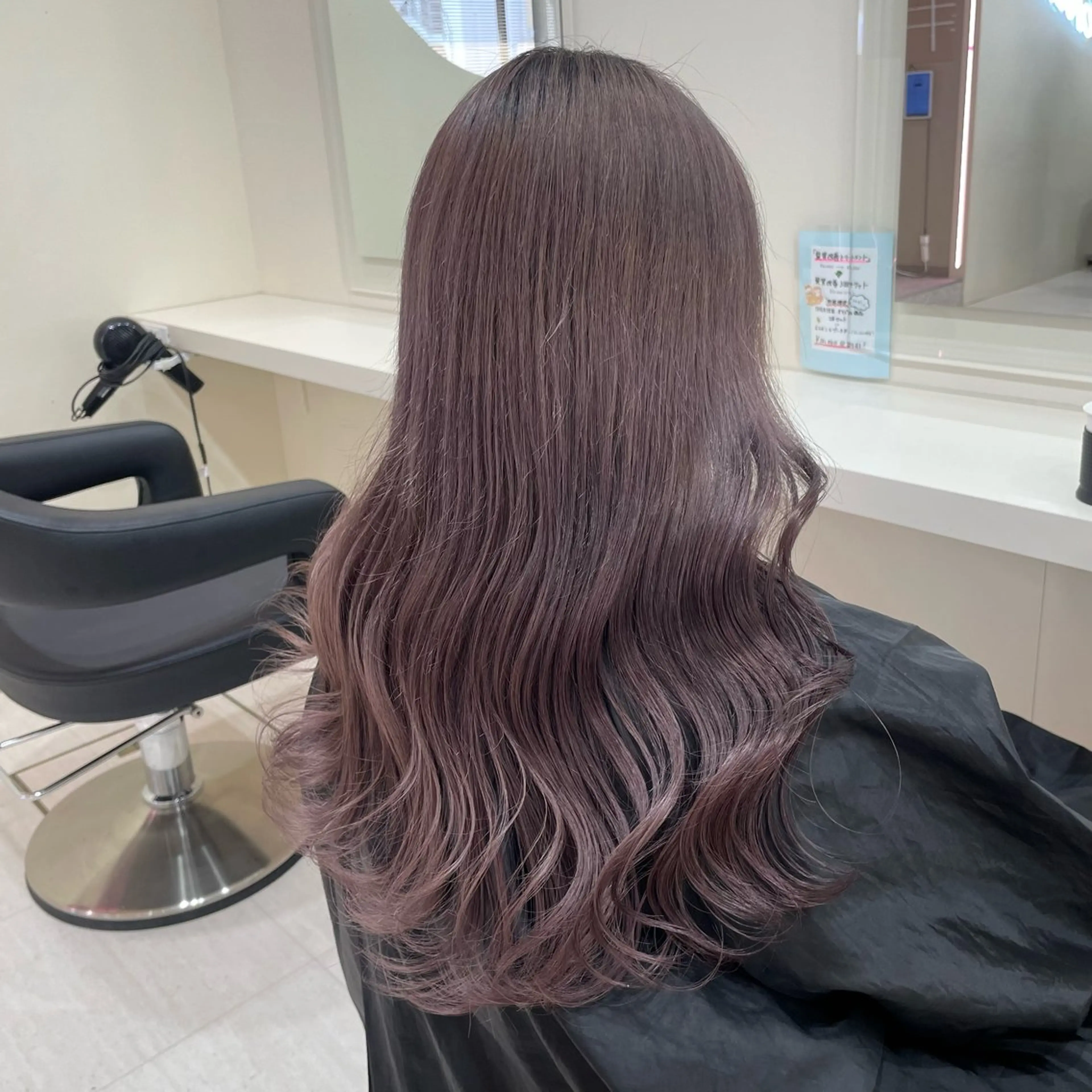 ロング 🎀🫧透明感 ピンクラベンダー💟のヘアスタイル