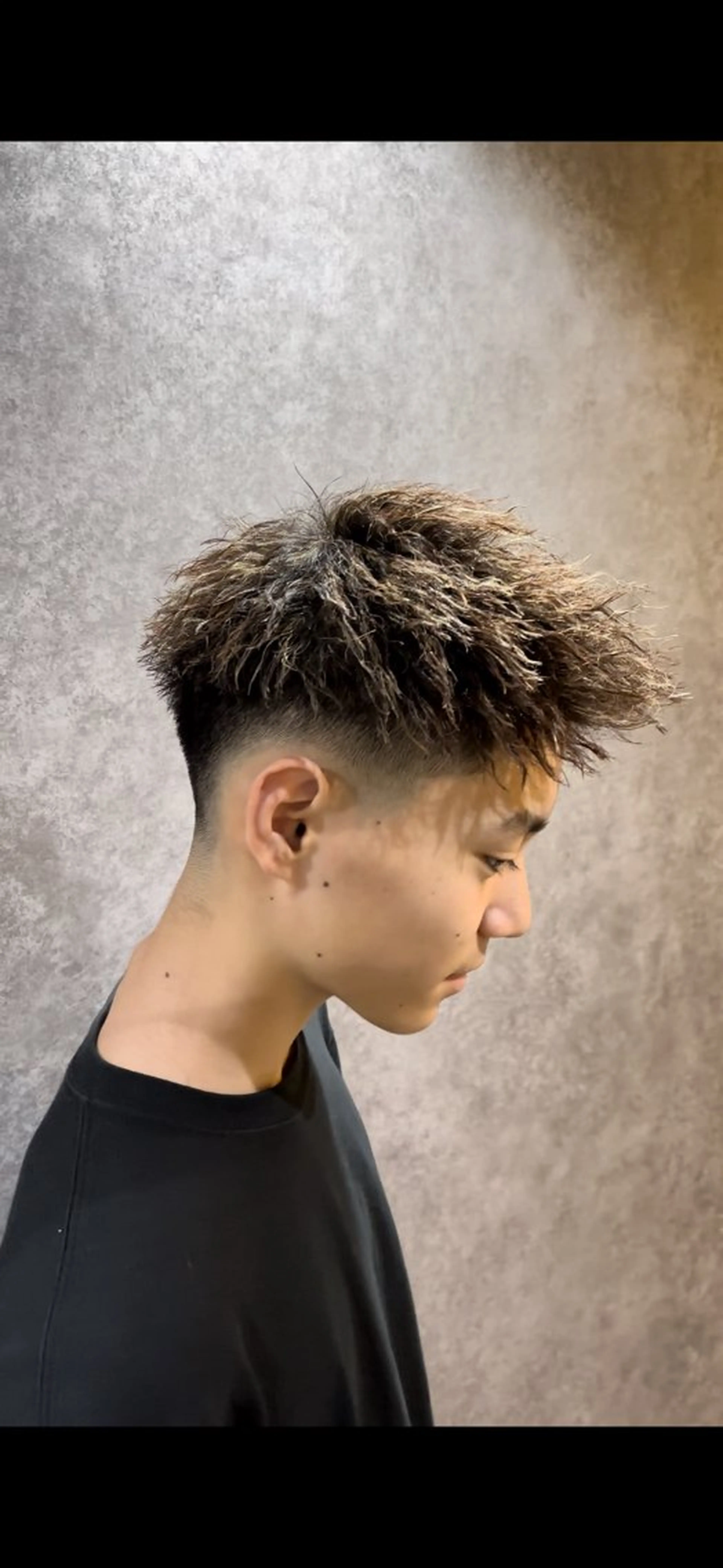 ショート カラー パーマ メンズ シュンヤ🔥メンズ パーマ特化🔥新小岩のヘアスタイル