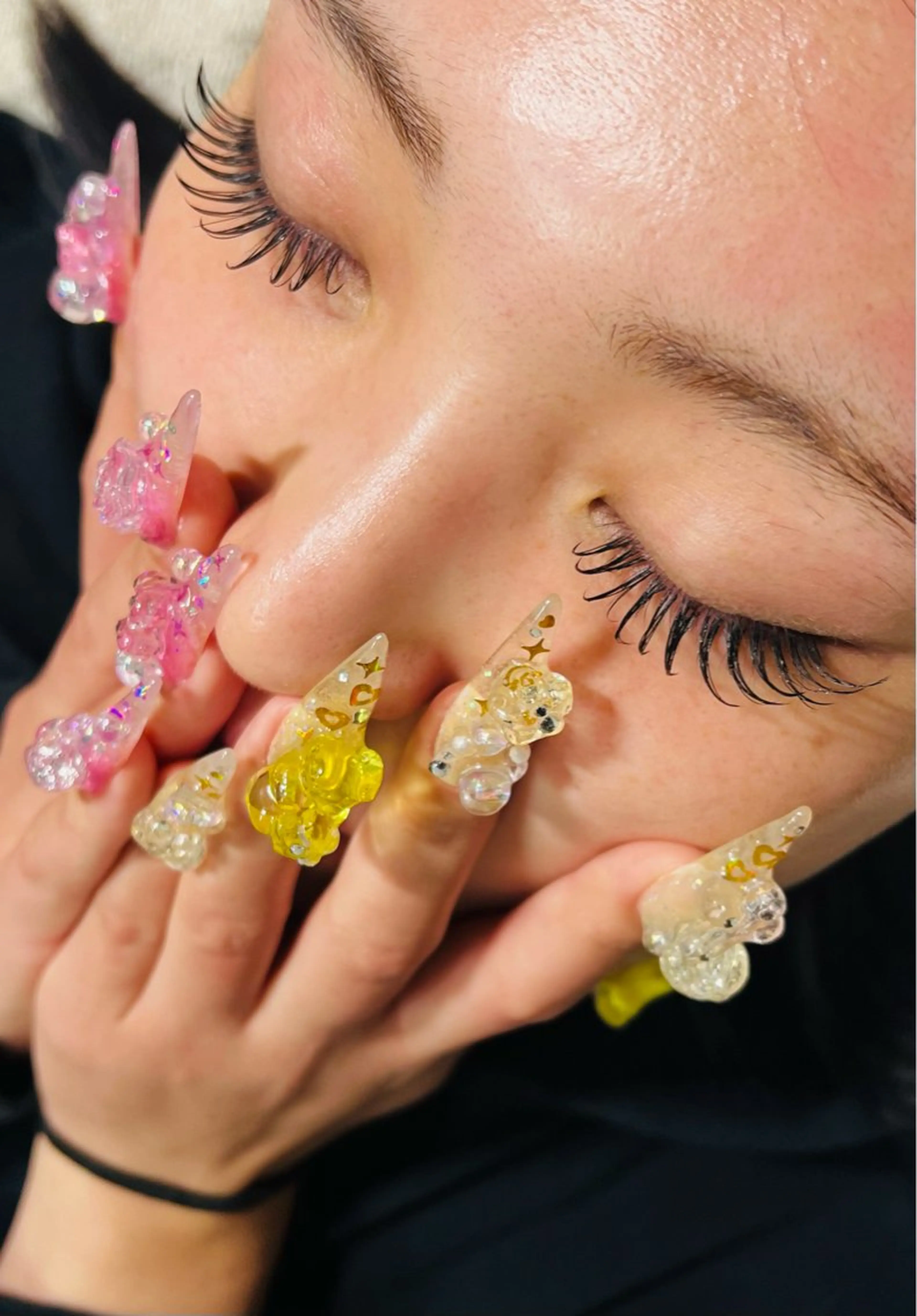 マツエク・マツパ 束感まつ毛 CCカール Cカール eyelash presh yukaのマツエク・マツパデザイン