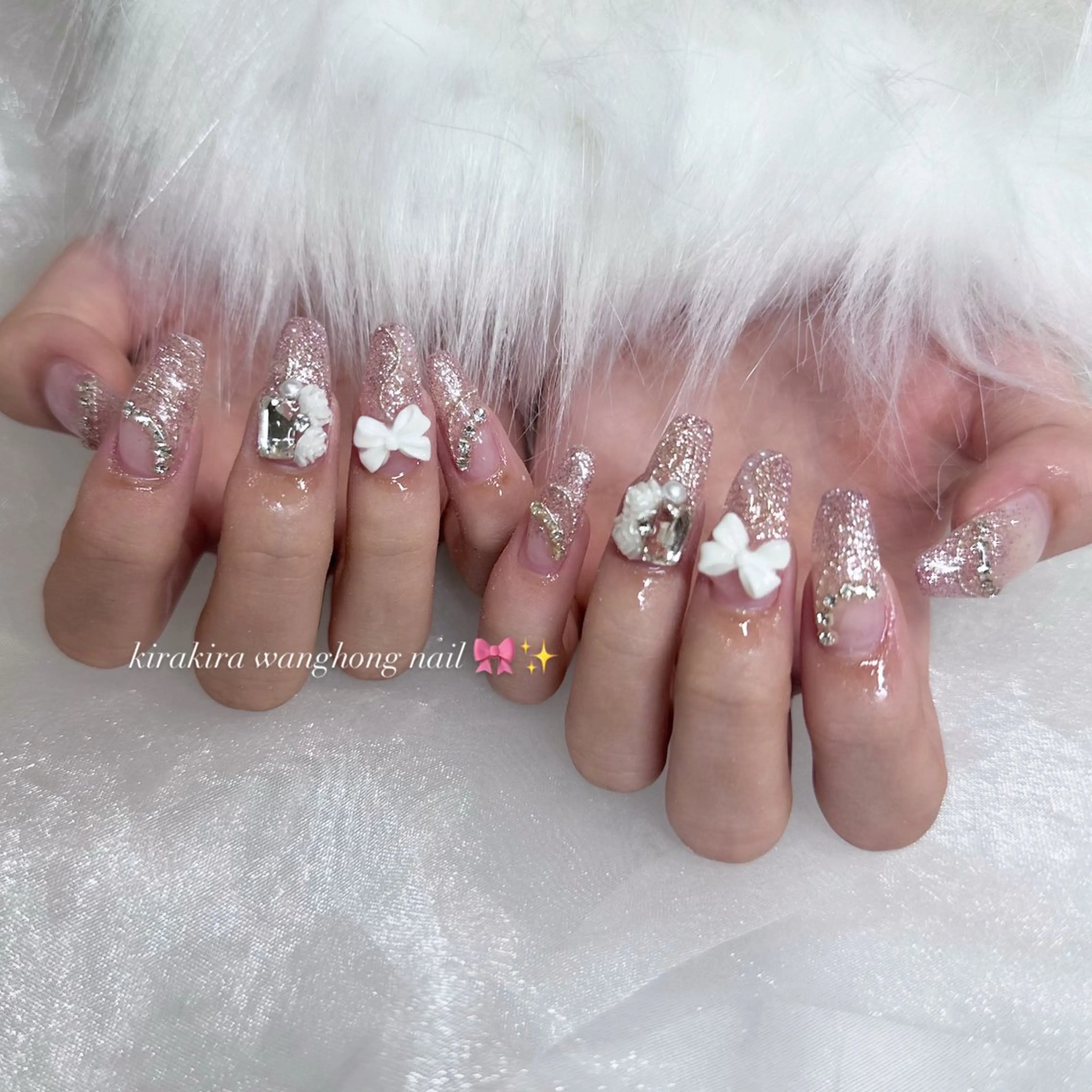 ネイル キラキラネイル ume hairsalon所属・nono/ 熊取ﾈｲﾙｻﾛﾝのネイルデザイン