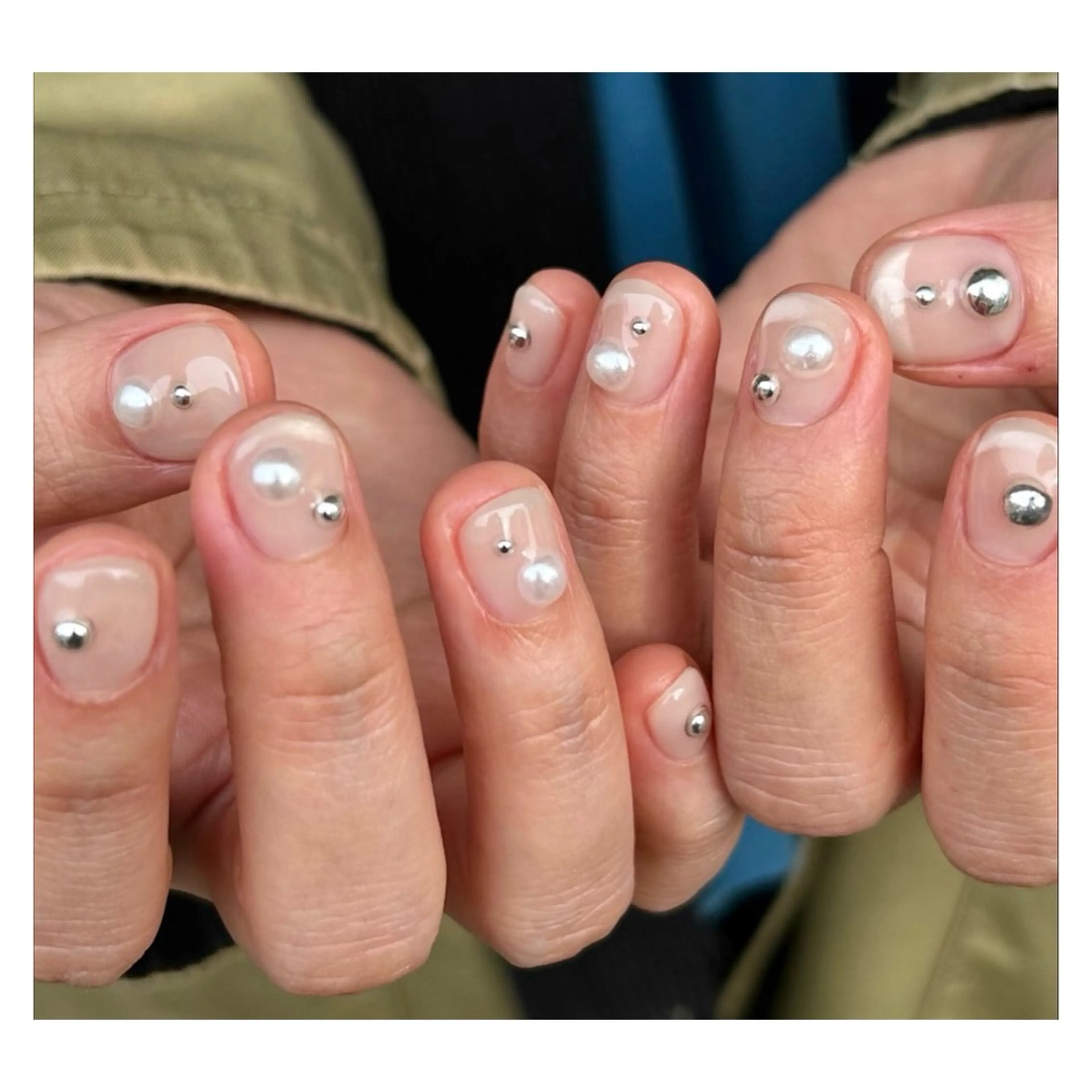 ネイル ハンドネイル ⏦Little 𐙚 Nail⏦のネイルデザイン