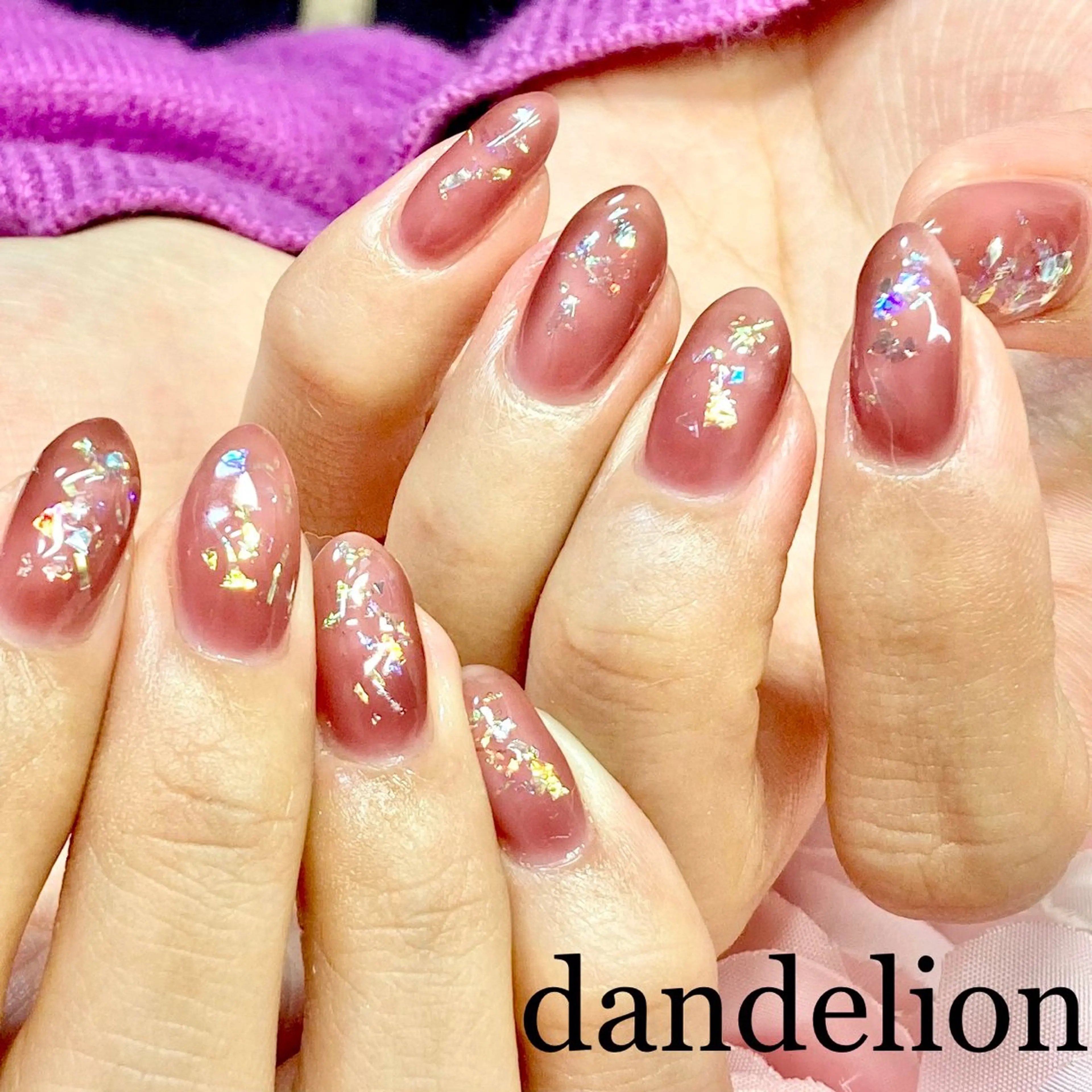 ネイル ハンドネイル ハンドケア dandelion ダンデライオンのネイルデザイン
