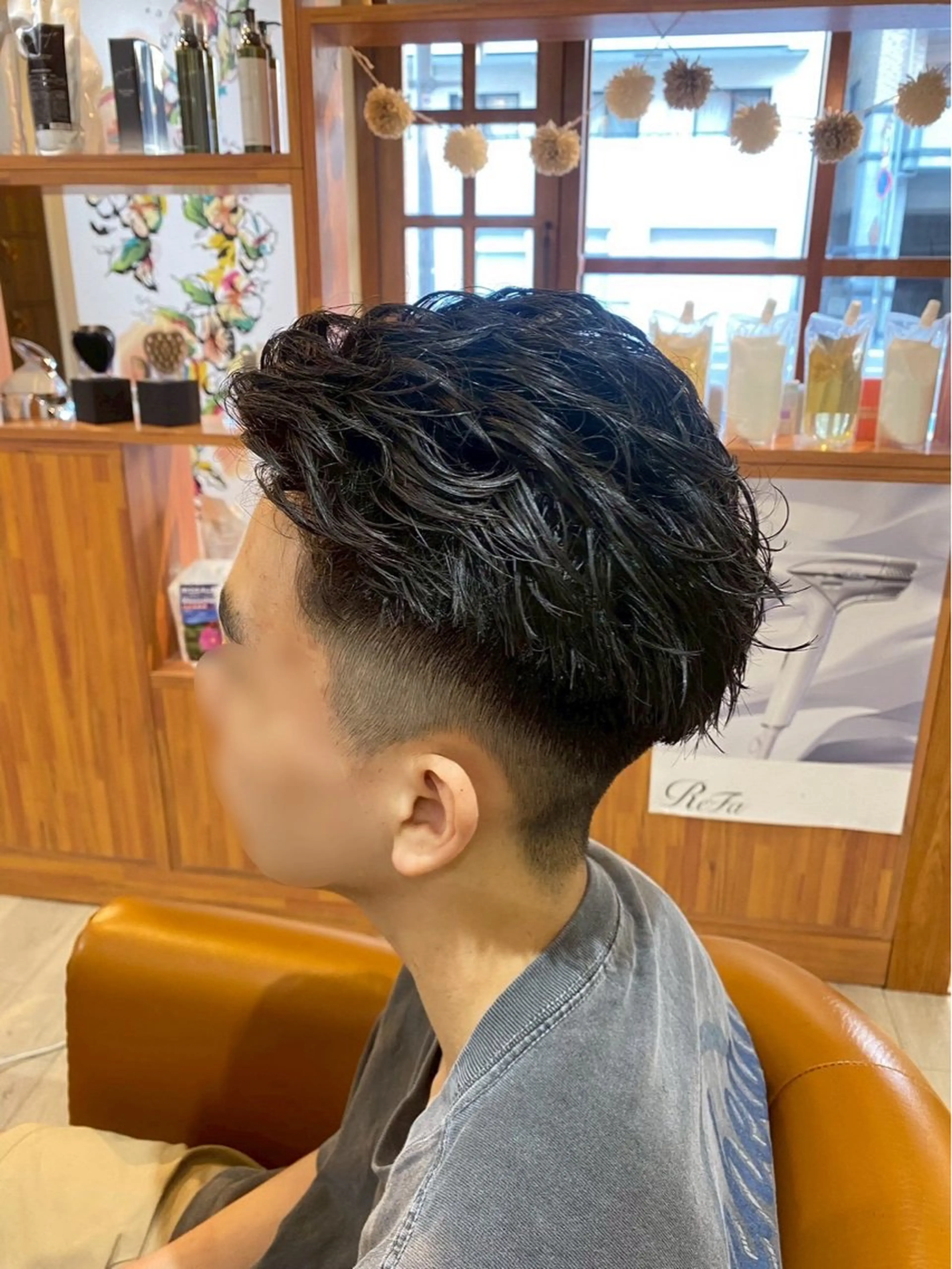 ショート メンズ オールバック ショートヘア 中島 正敏のヘアスタイル