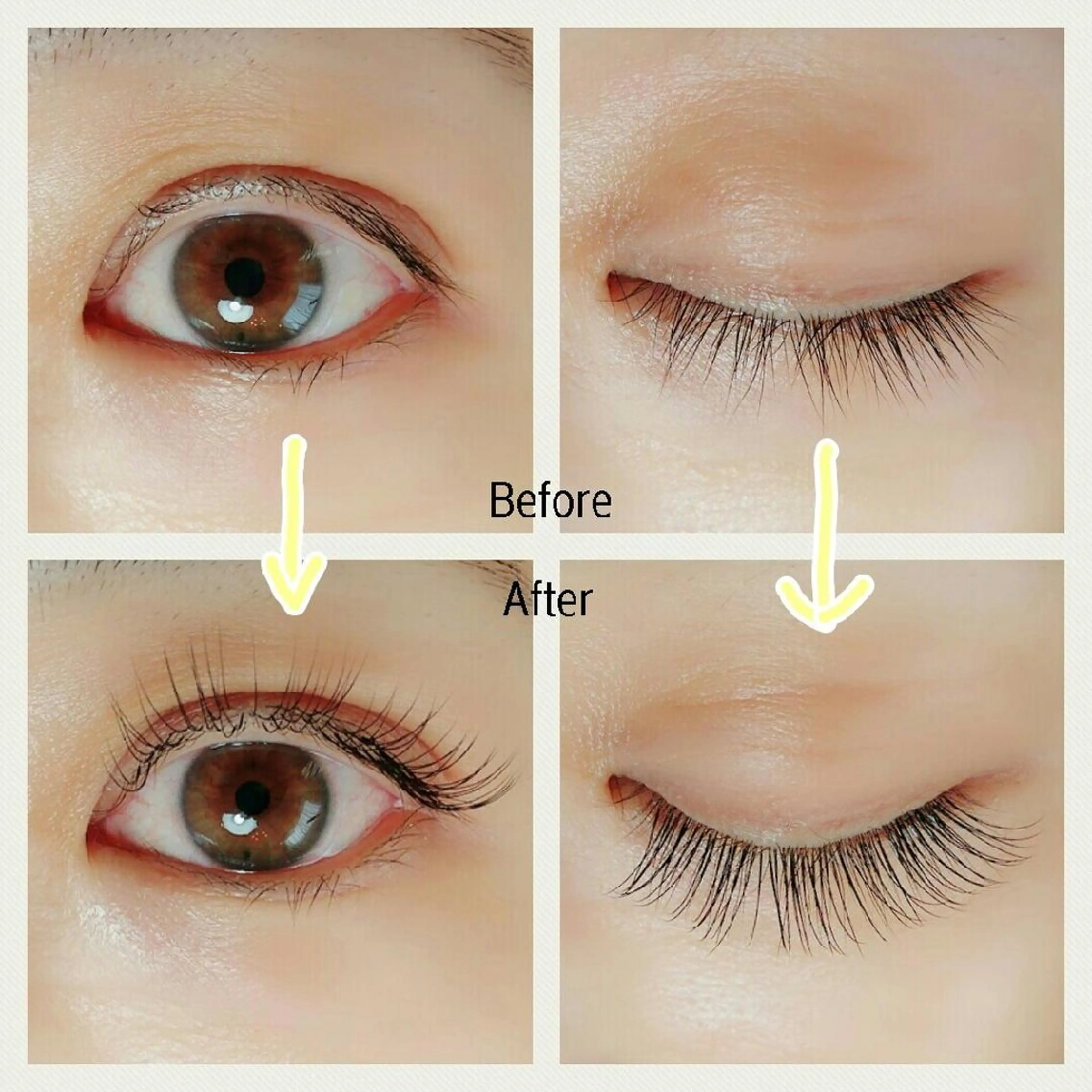 マツエク・マツパ Cカール ナチュラル マツエク Rouge ・ K  　のマツエク・マツパデザイン