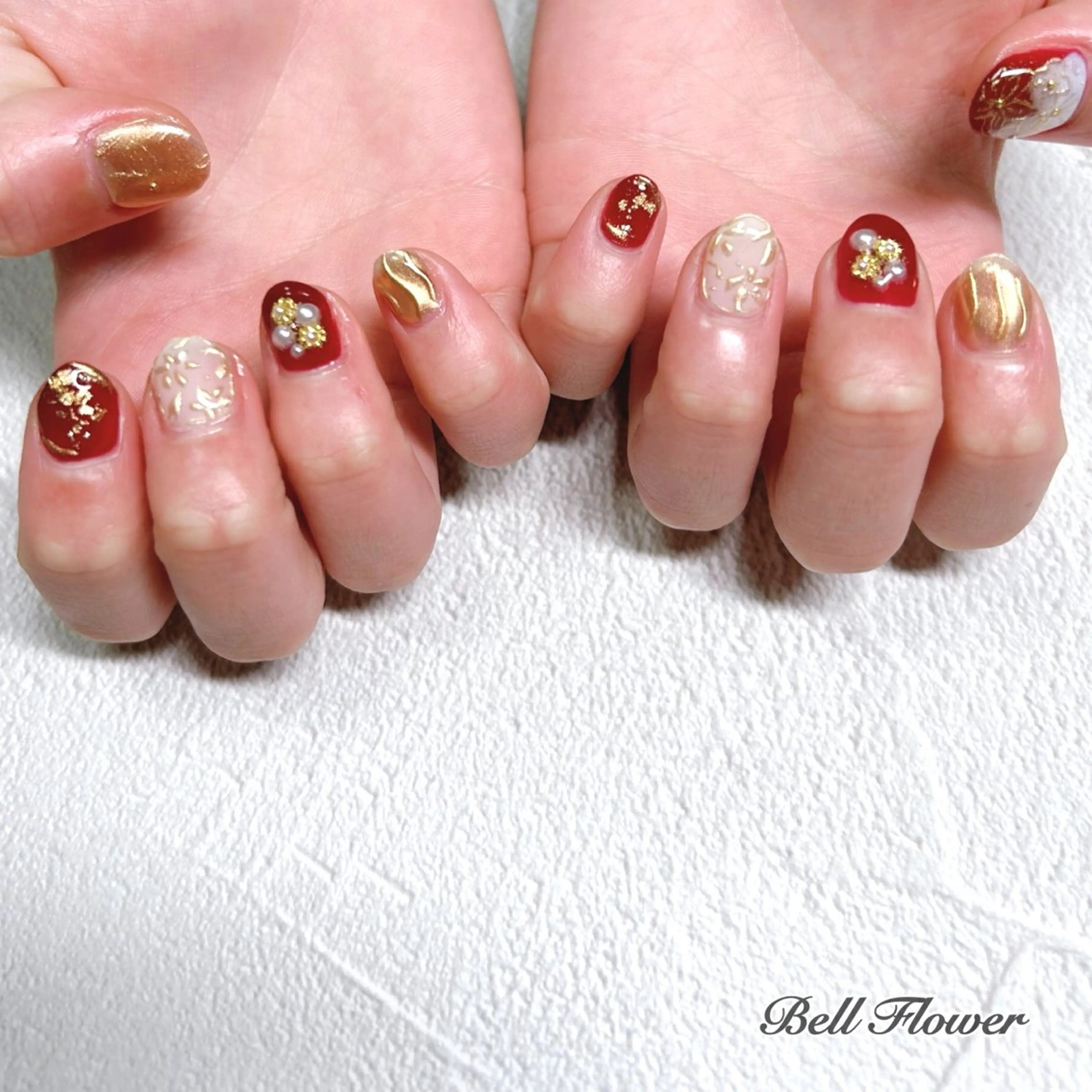 ネイル Bell Flowerのネイルデザイン