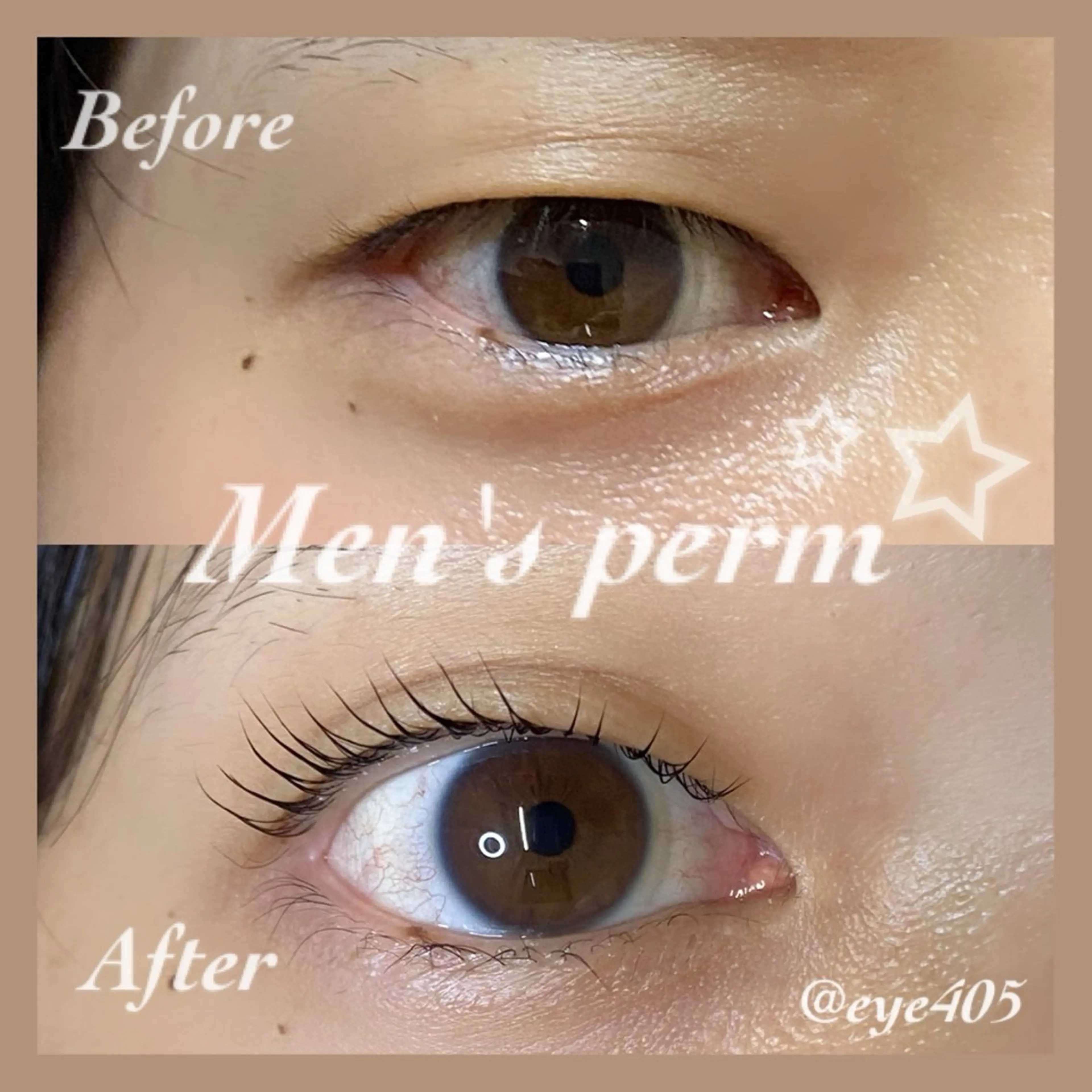 minimo限定価格🤍メンズまつ毛パーマ💙🩵(コーティング付)の写真