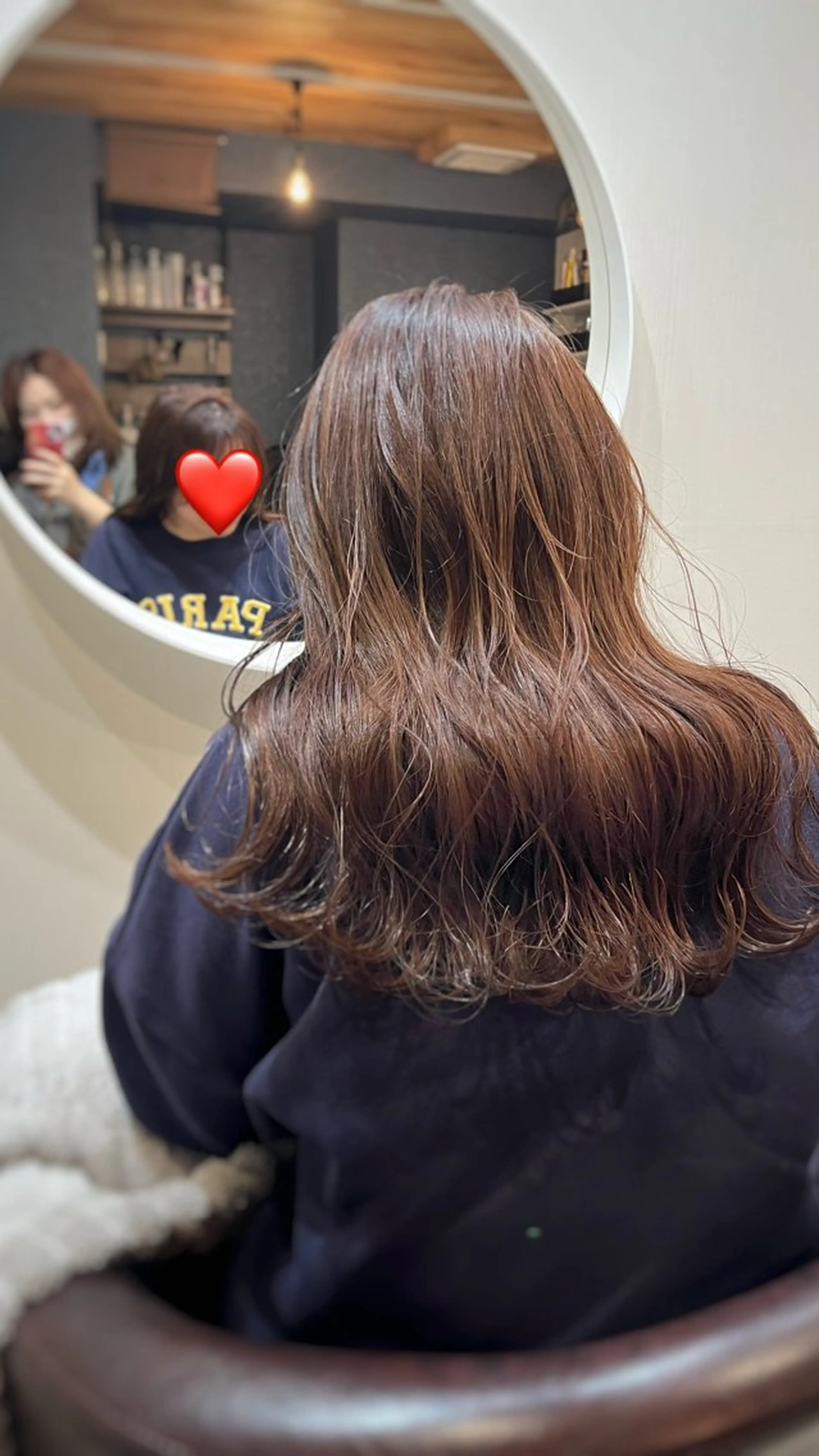 セミロング カラー 下石怜子/レイヤー/ 透明感カラーのヘアスタイル