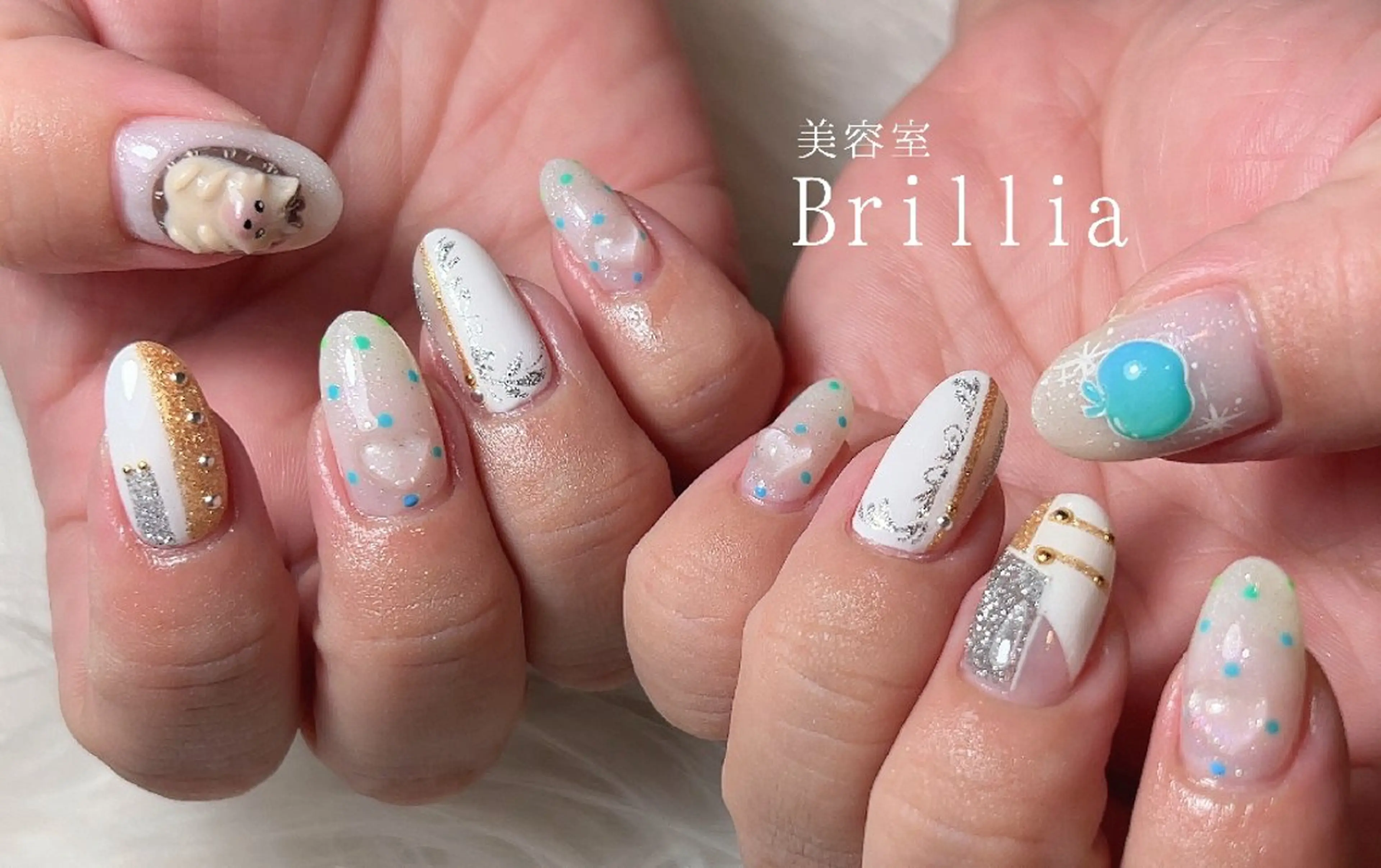 ネイル 持ち込み ハンドネイル 柴田 彩のネイルデザイン