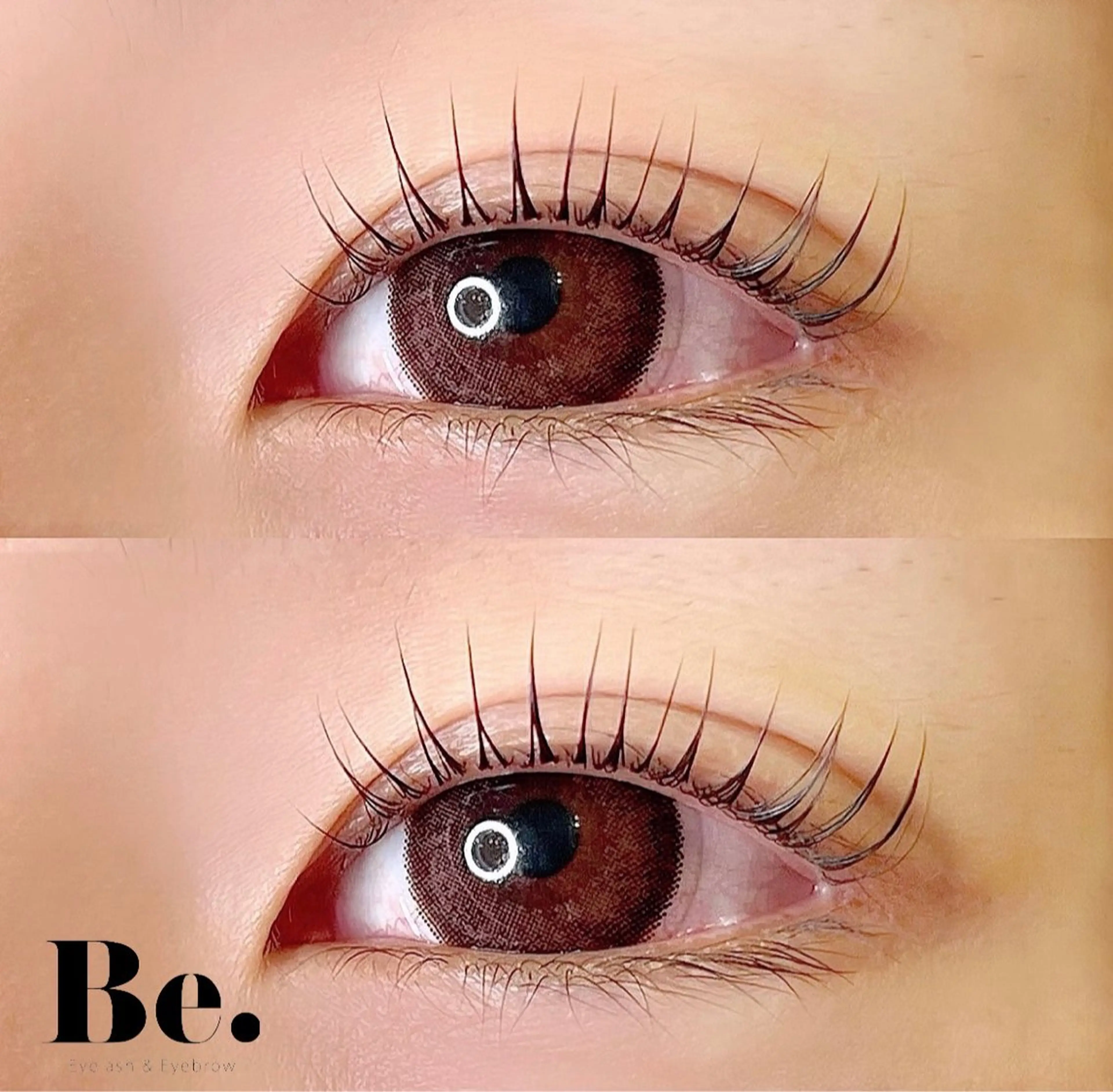 マツエク・マツパ Be. eyelash＆eyebrow 岡山店所属・🦋be. みうち🦋のマツエク・マツパデザイン