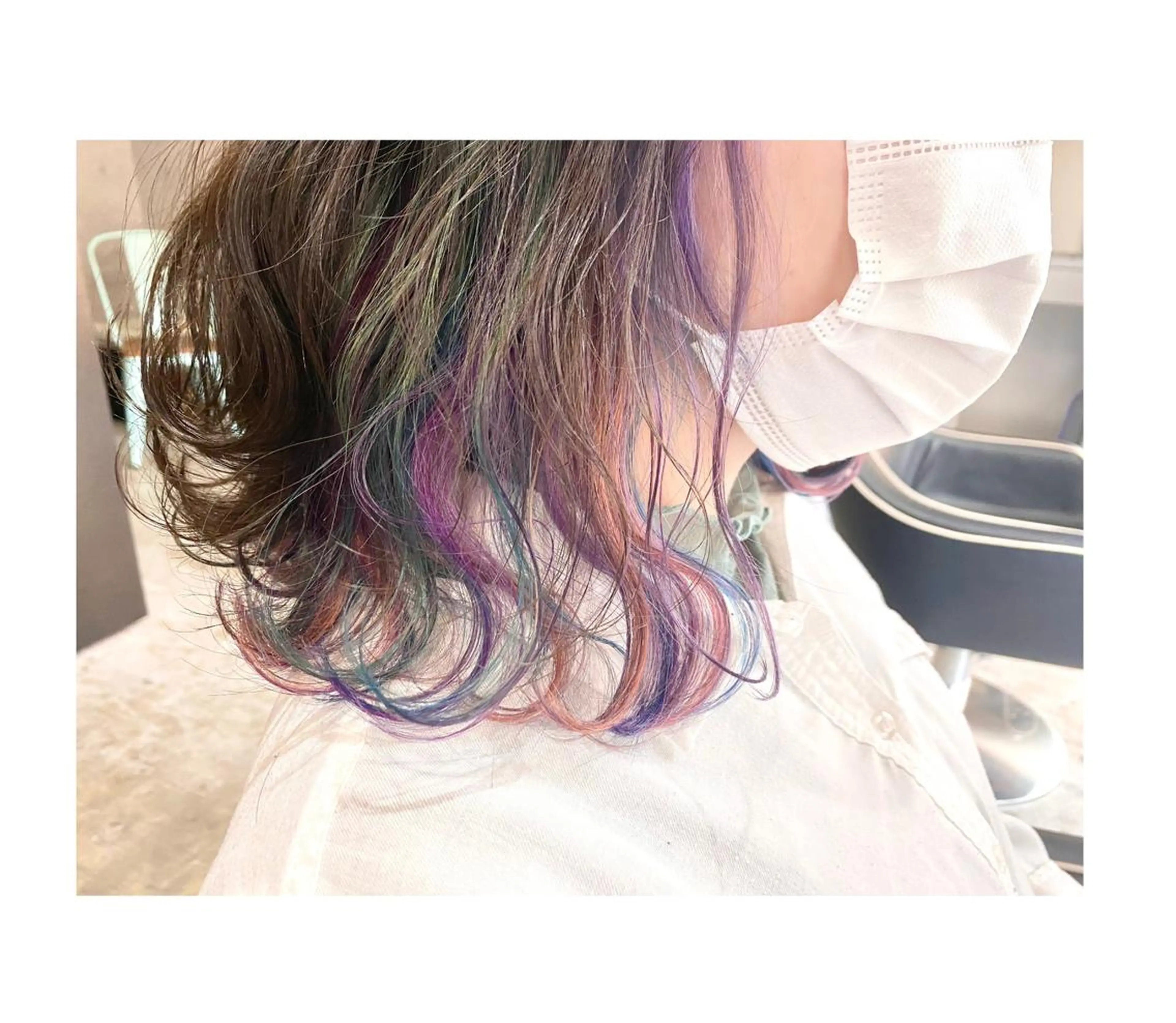 ミディアム カラー ユニコーンカラー ヘアカラー GARU-ガル-所属・TSUNO🦖 派手髪/オタク美容師のヘアスタイル