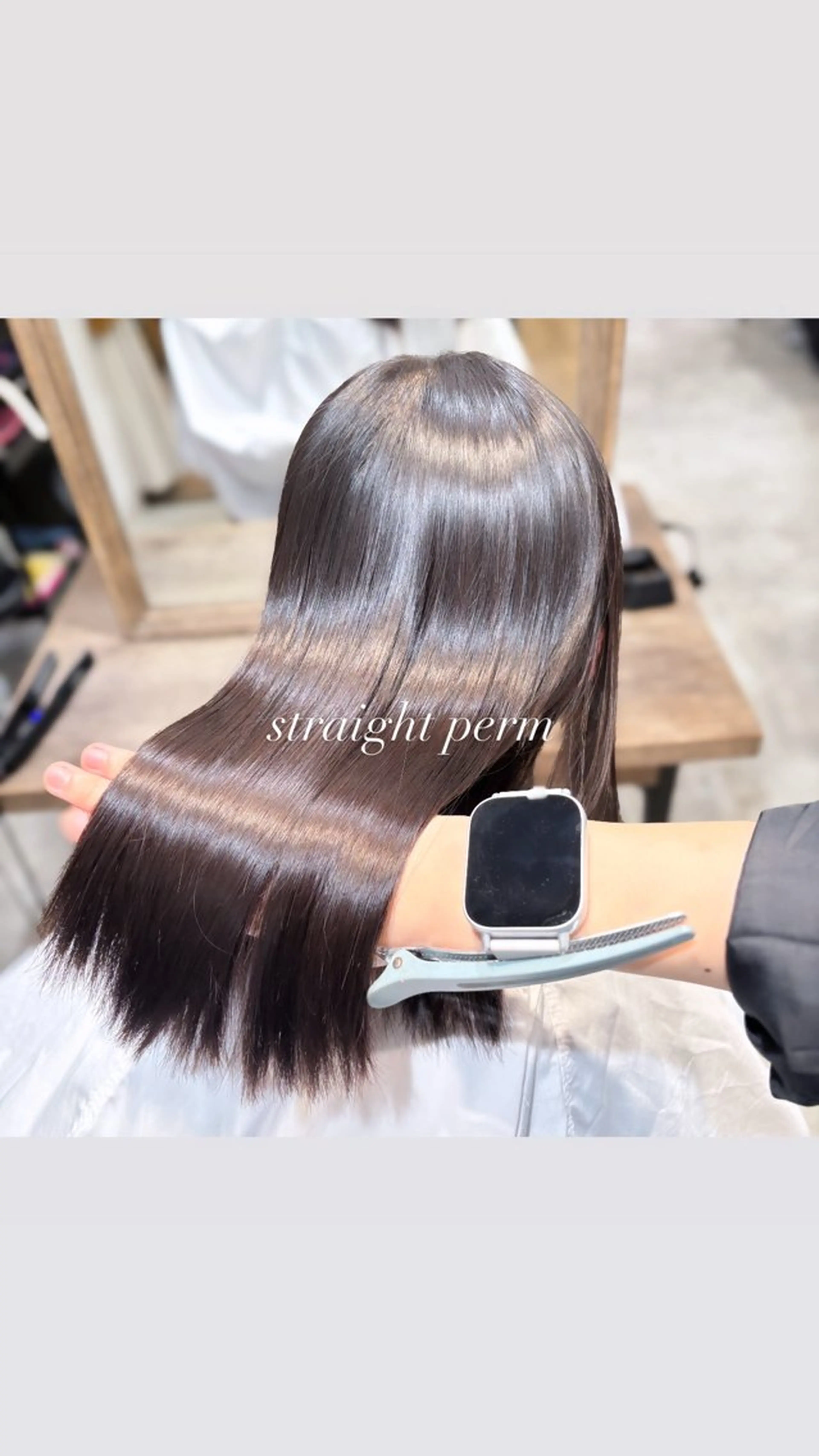 ミディアム パーマ 艶カラー🫧 猿渡 響のヘアスタイル