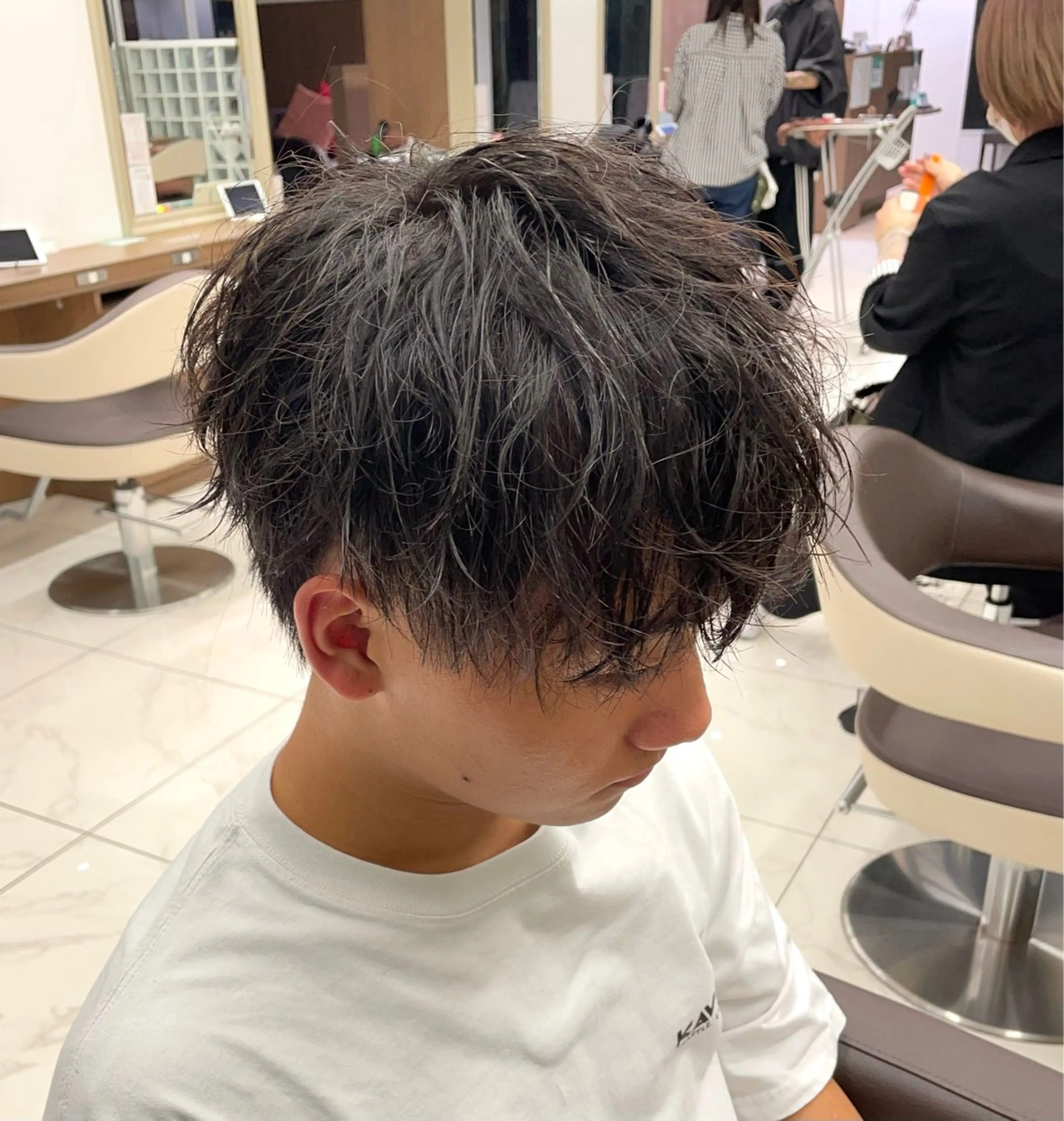 ショート パーマ メンズ 【メンズ特化】 池田大成✂︎のヘアスタイル