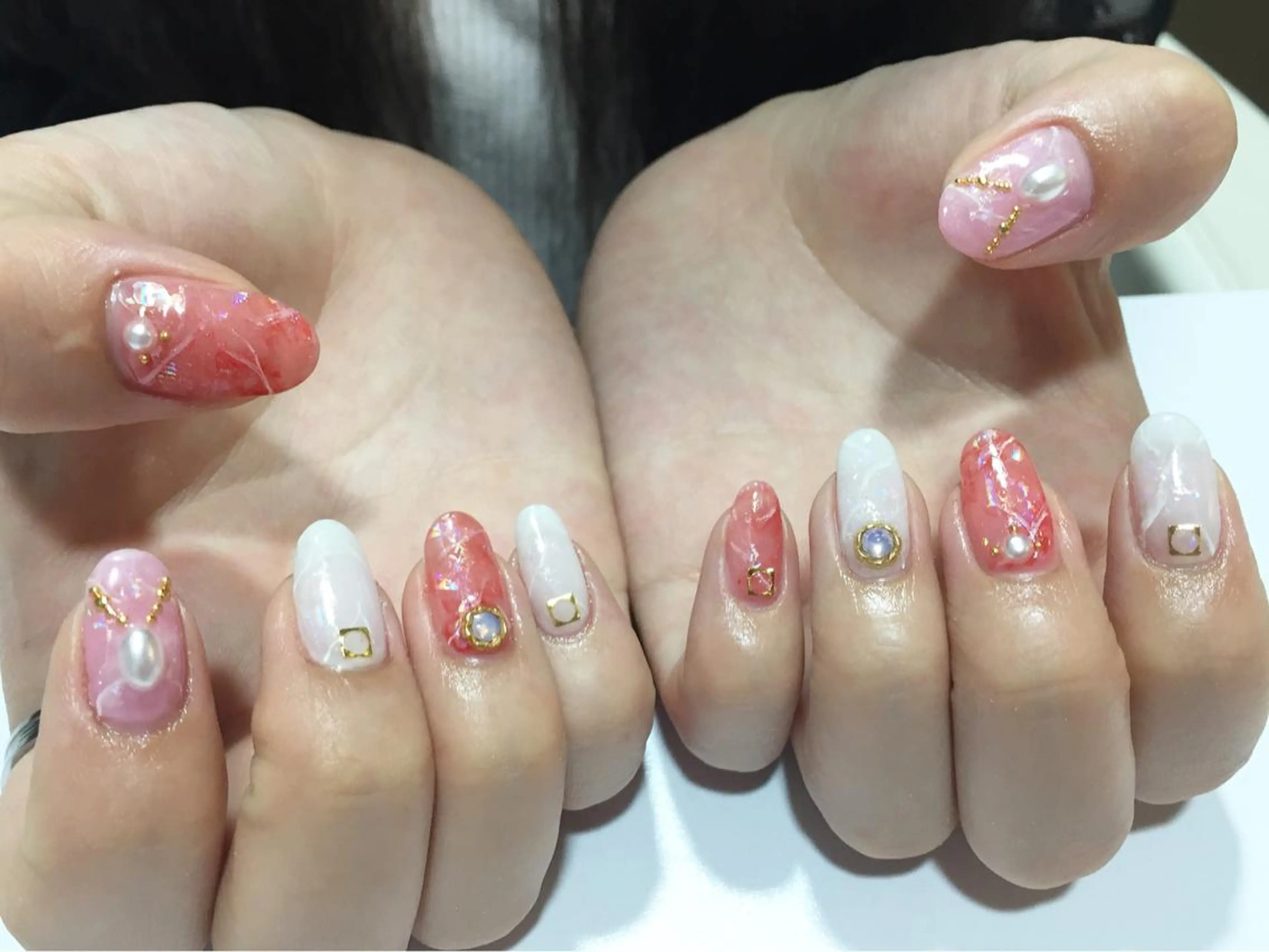 ネイル Sympa 𝓜iwako🐰ᩚのネイルデザイン