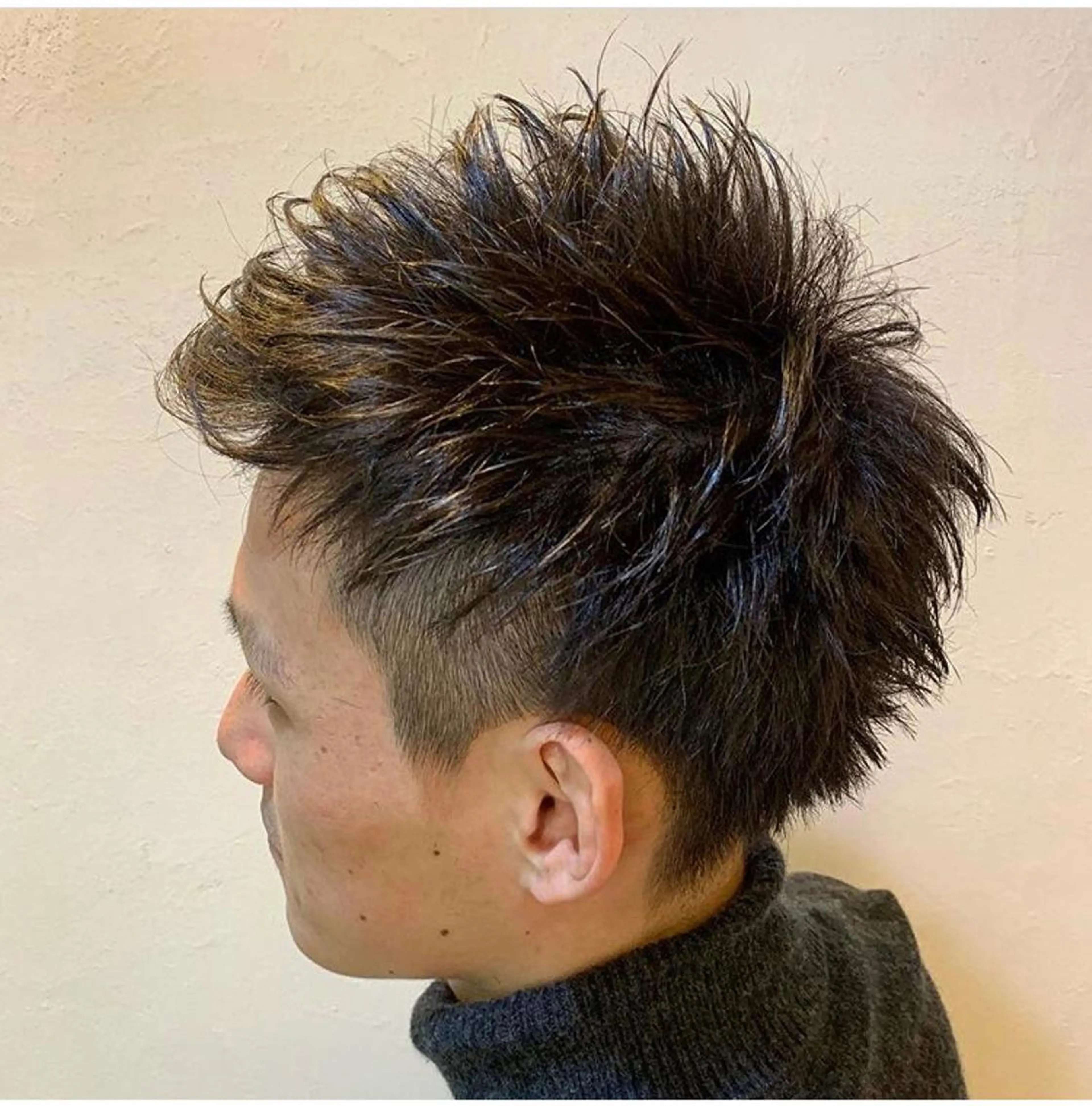 ショート パーマ メンズ スパイキーショート ショートヘア Live店長 yumenaのヘアスタイル
