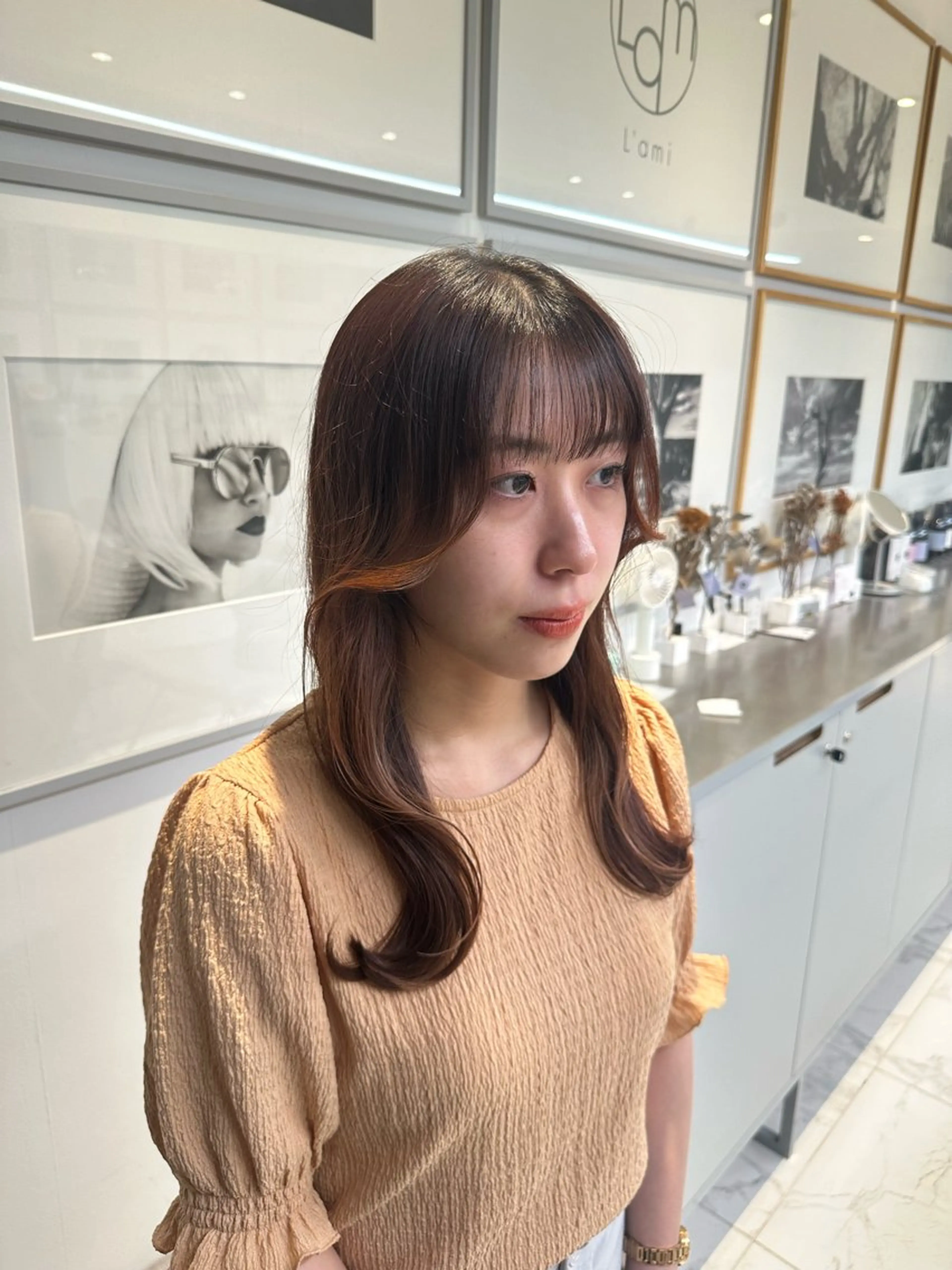 ロング くびれヘア レイヤー小顔ショート 吉田ジョウのヘアスタイル