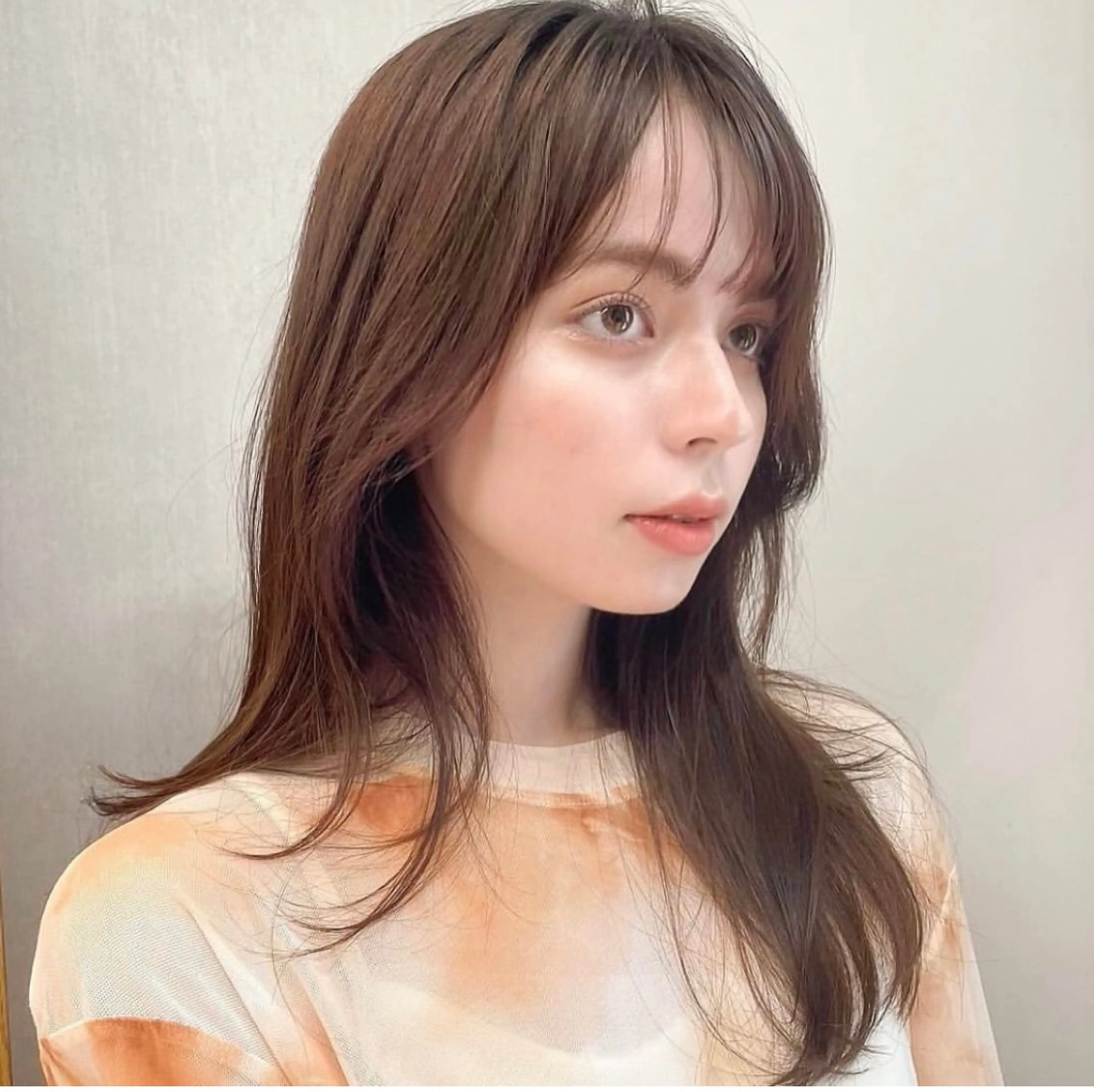 ミディアム カラー カット ヘアカラー トリートメント TOI所属・内野   龍海 / レイヤーカットのヘアスタイル