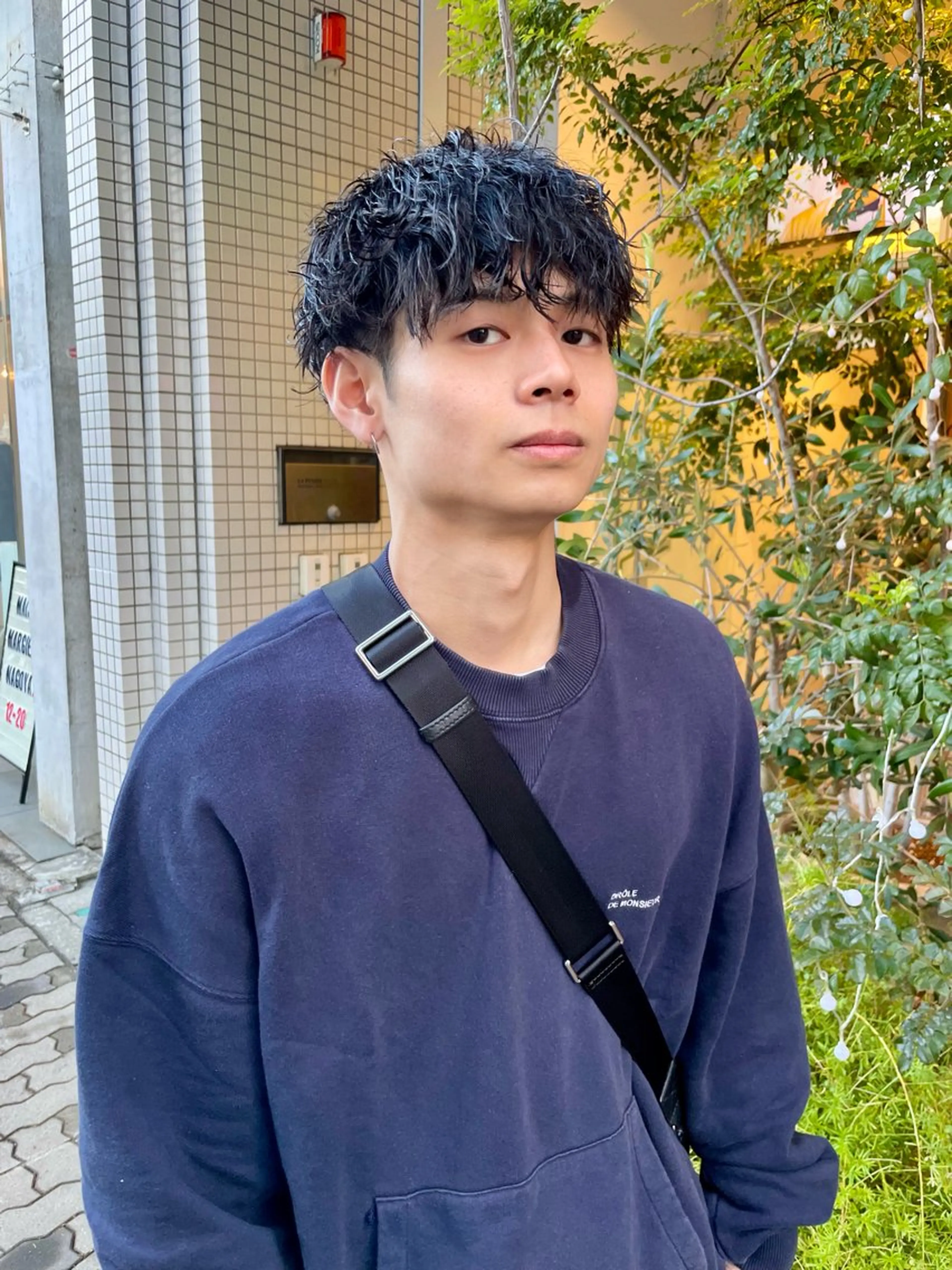 ミディアム パーマ カット/パーマ/ カラー林本　南壱人のヘアスタイル