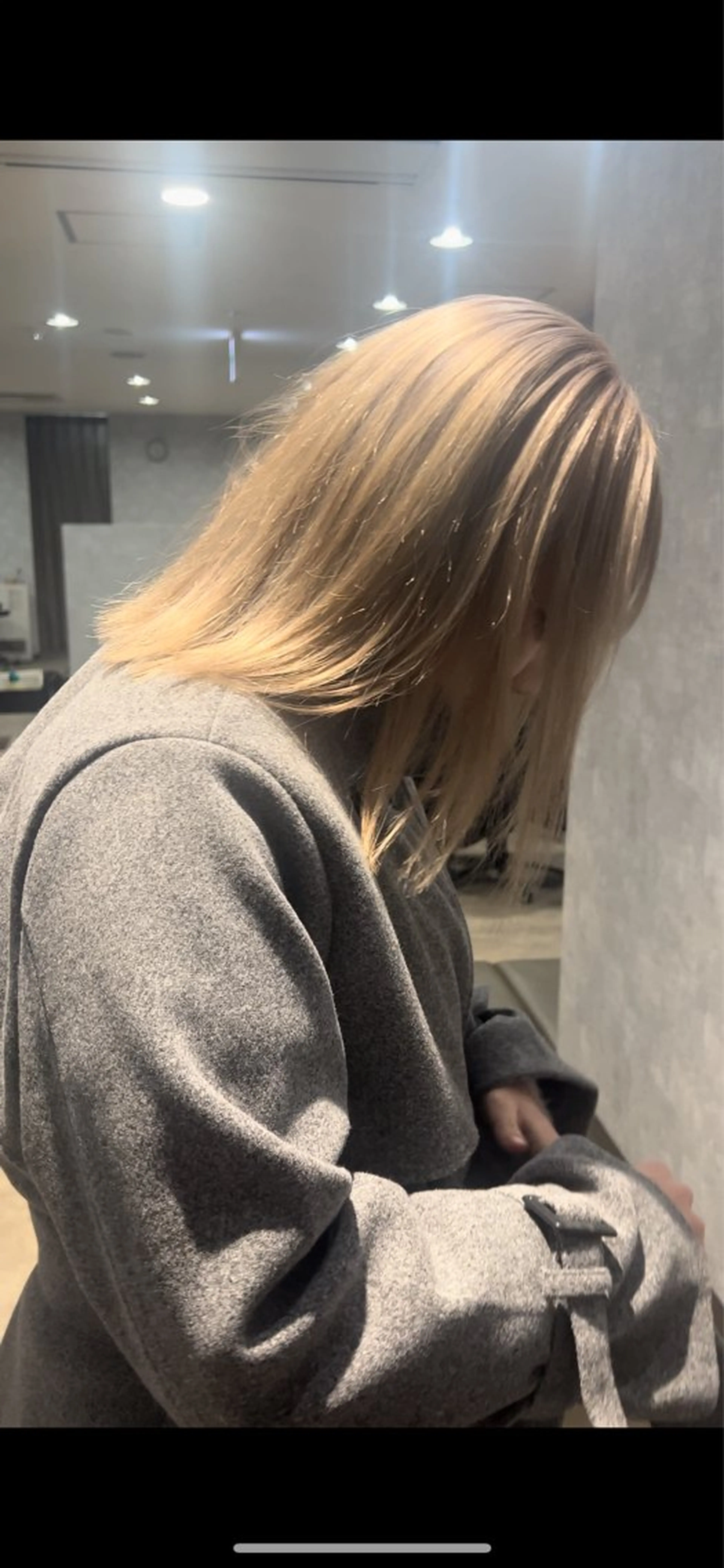 セミロング 最新ケアカラー 髪質改善YUTOのヘアスタイル