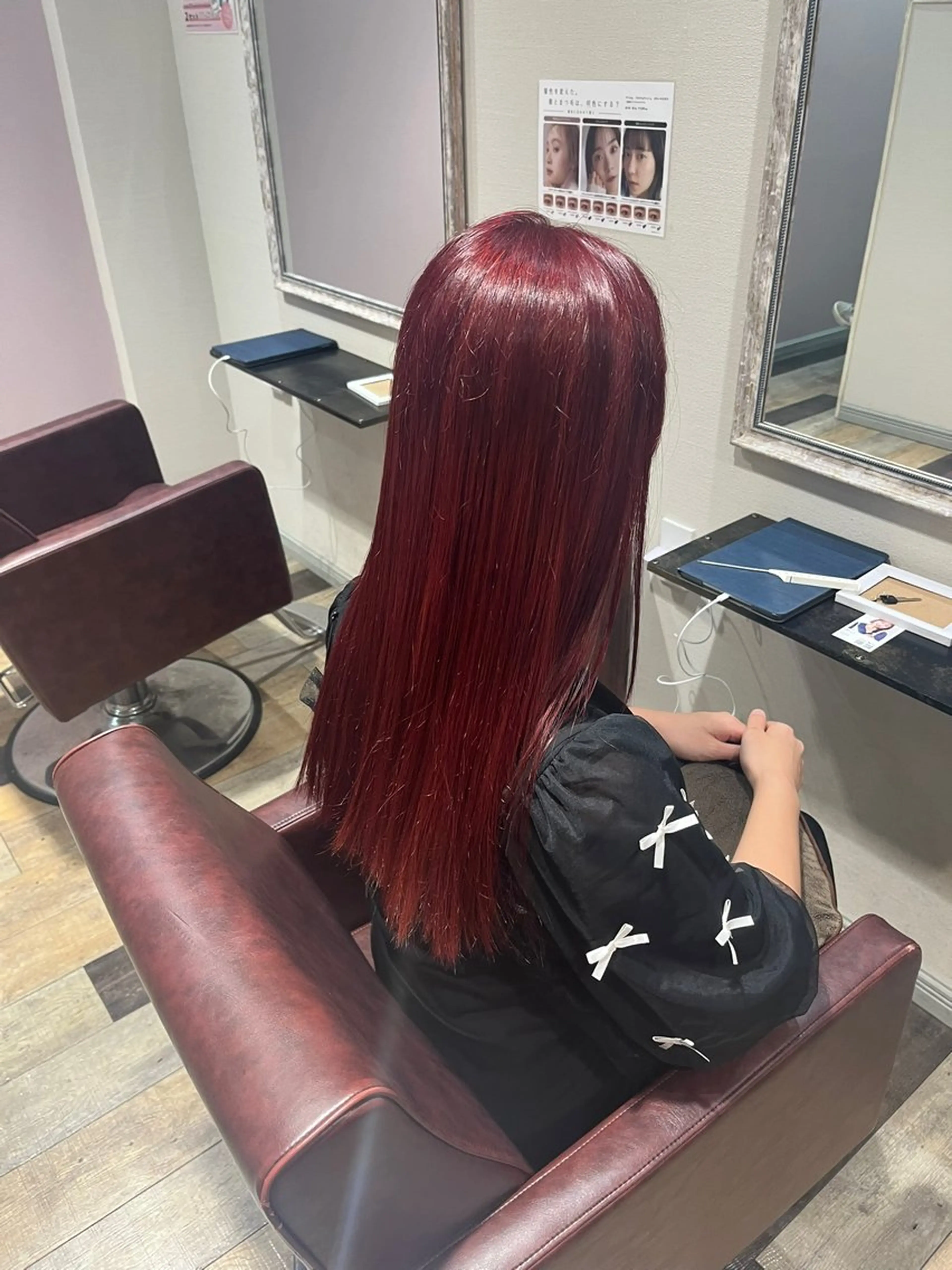 ロング カラー カット ヘアカラー トリートメント ブリーチなし艶カラー /いくののヘアスタイル