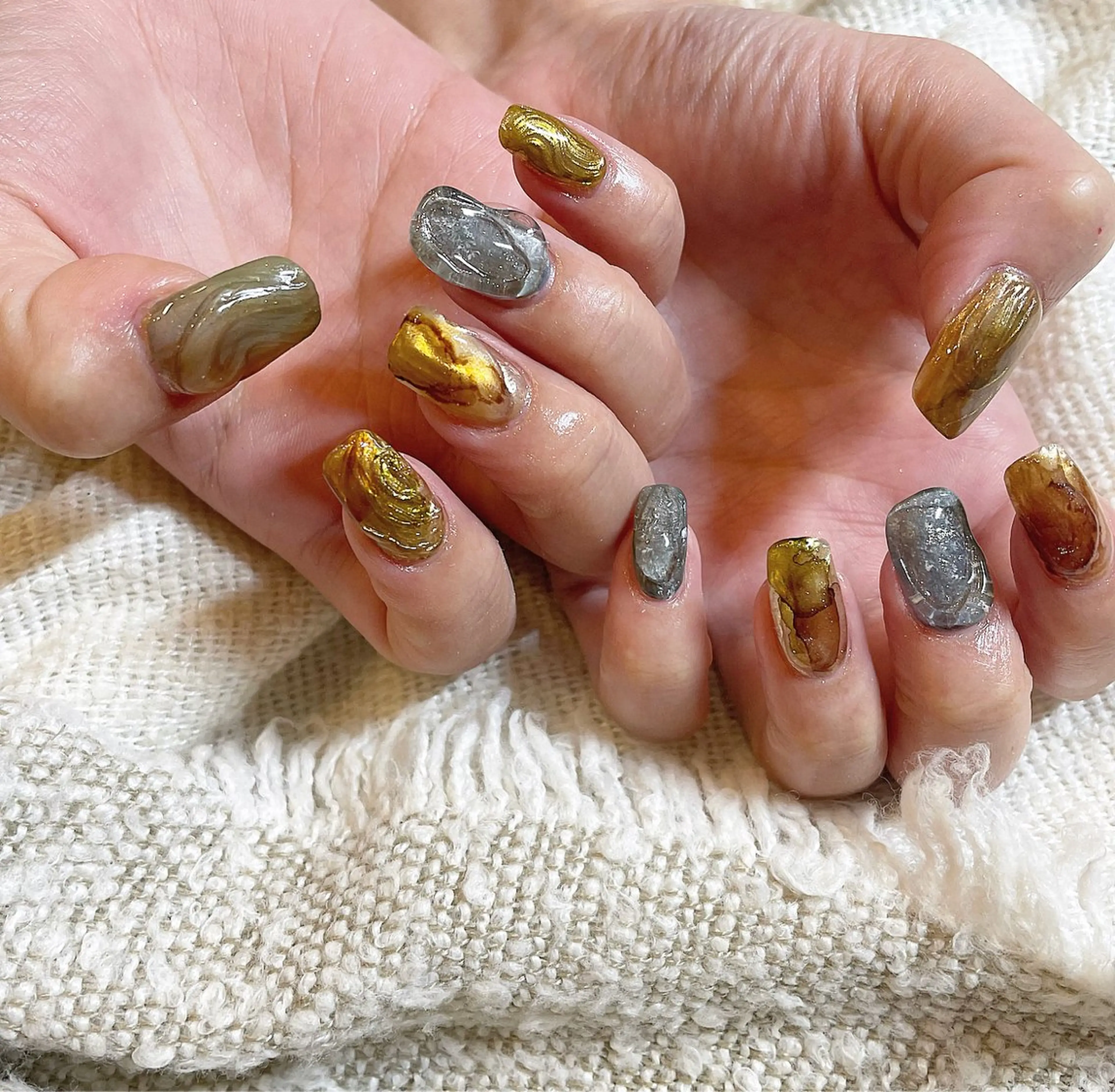 ネイル ハンドネイル revia所属・ERI Nailistのネイルデザイン