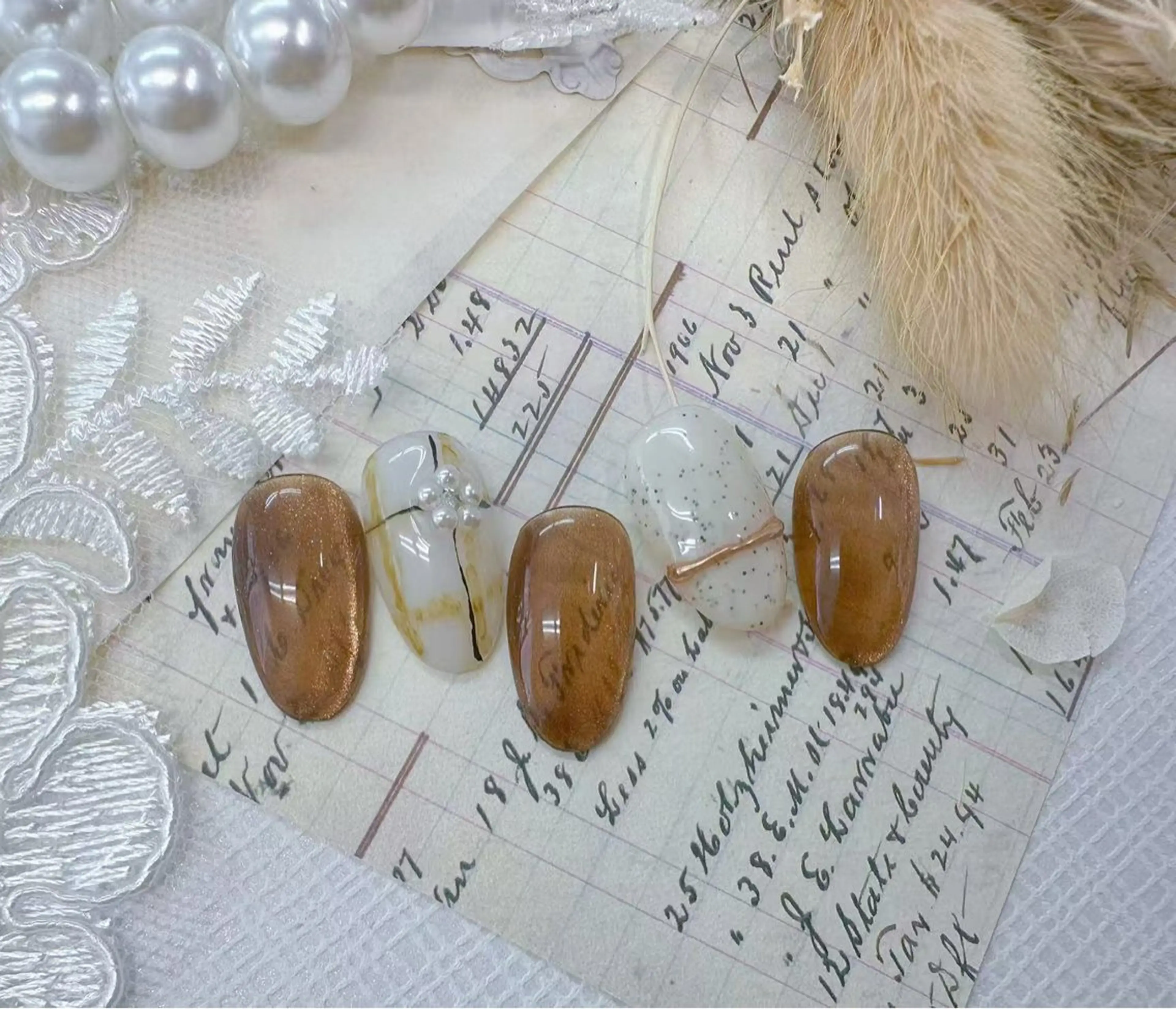 【秋🍂限定】追加料金なし安心ネイル💖定額デザイン8980円→4500円❣️の写真